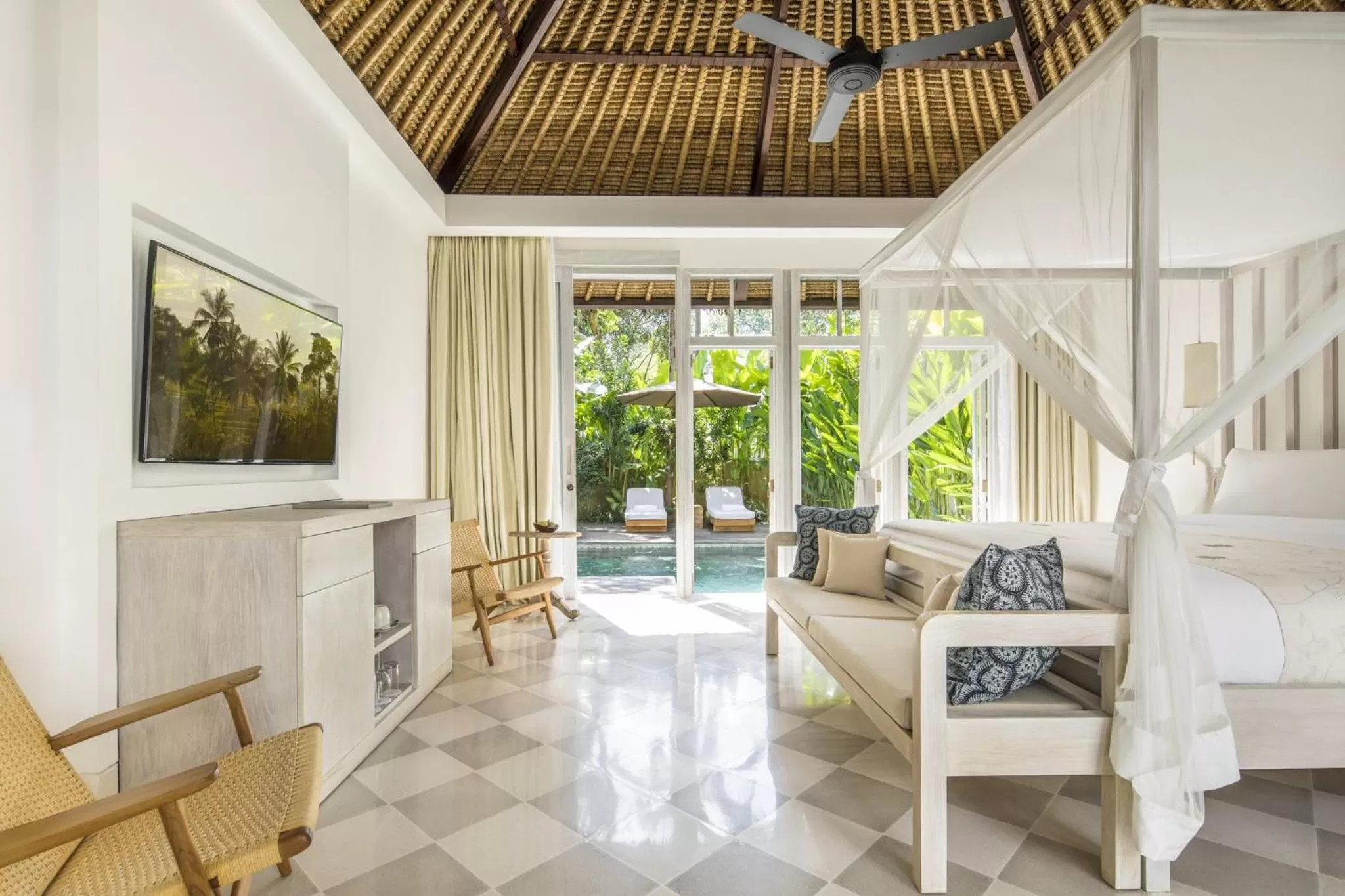 Photo of the whole room in COMO Uma Ubud