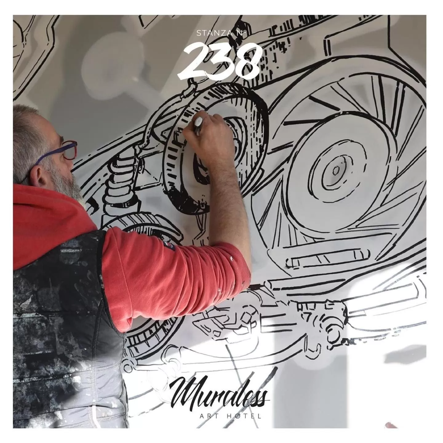 Decorative detail in Muraless Art Hotel - WorldHotels Crafted