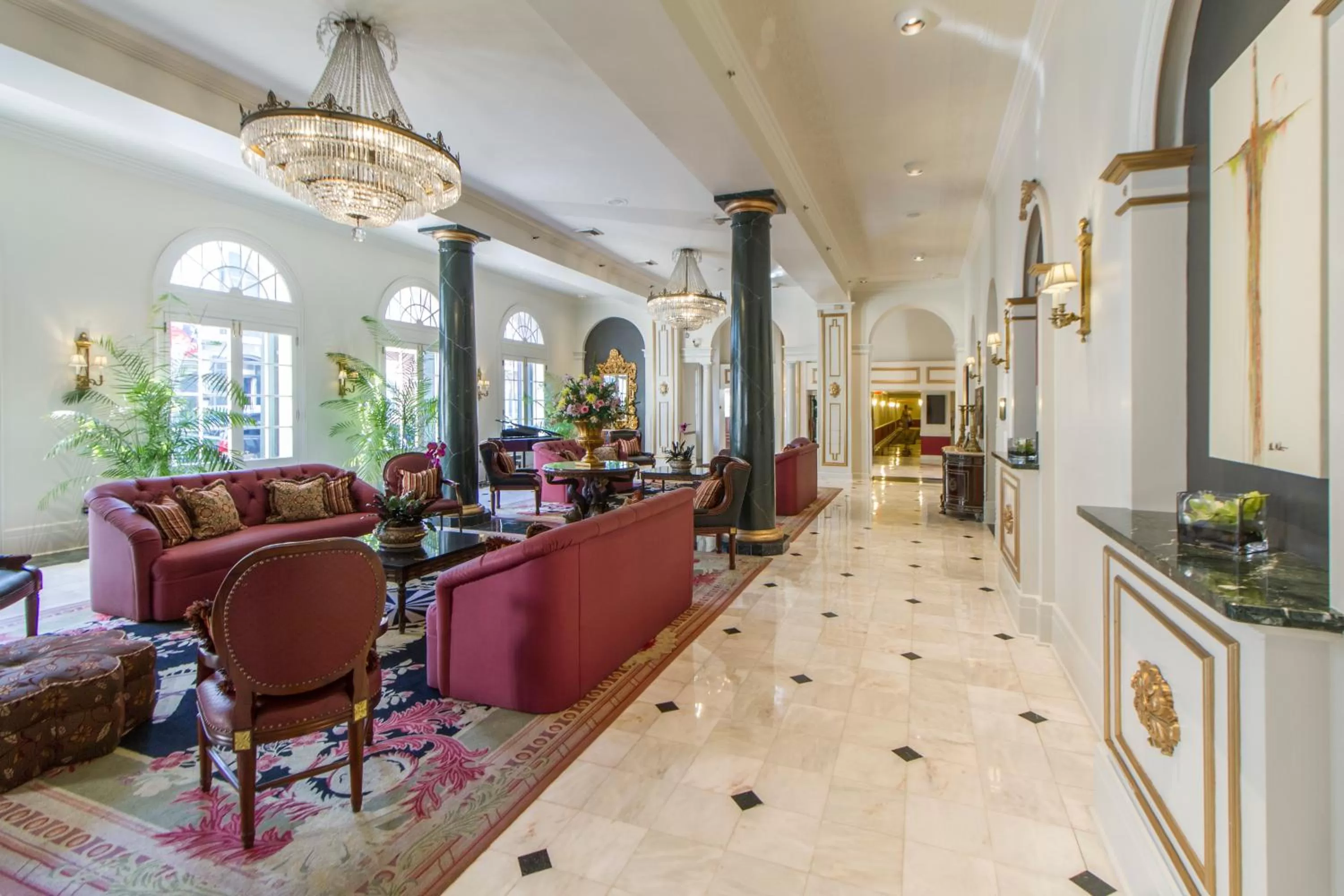 Lobby or reception in Bourbon Orleans Hotel
