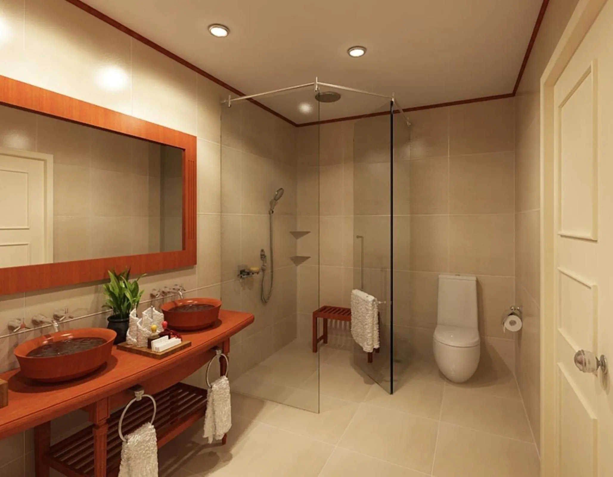 Shower in Sokha Phnom Penh Residence