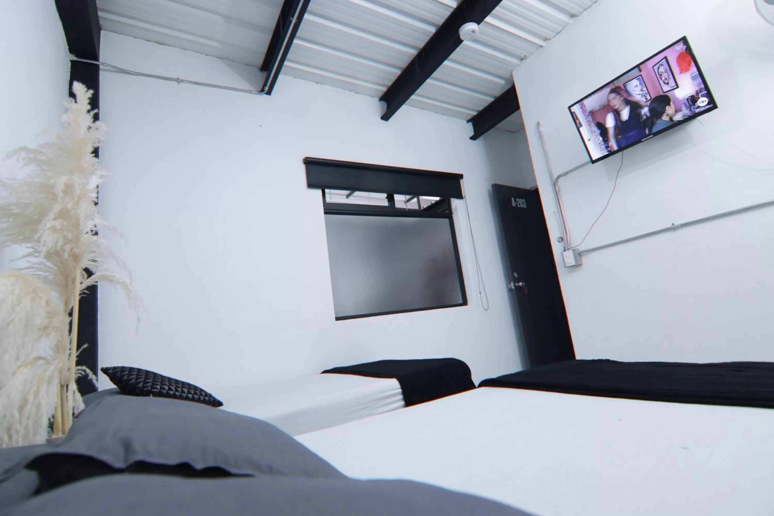 Bed in Hotel Casa Malibú