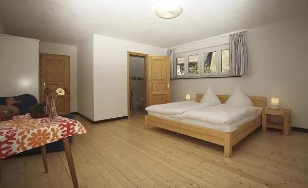 Photo of the whole room, Bed in Gästehaus Wald und See