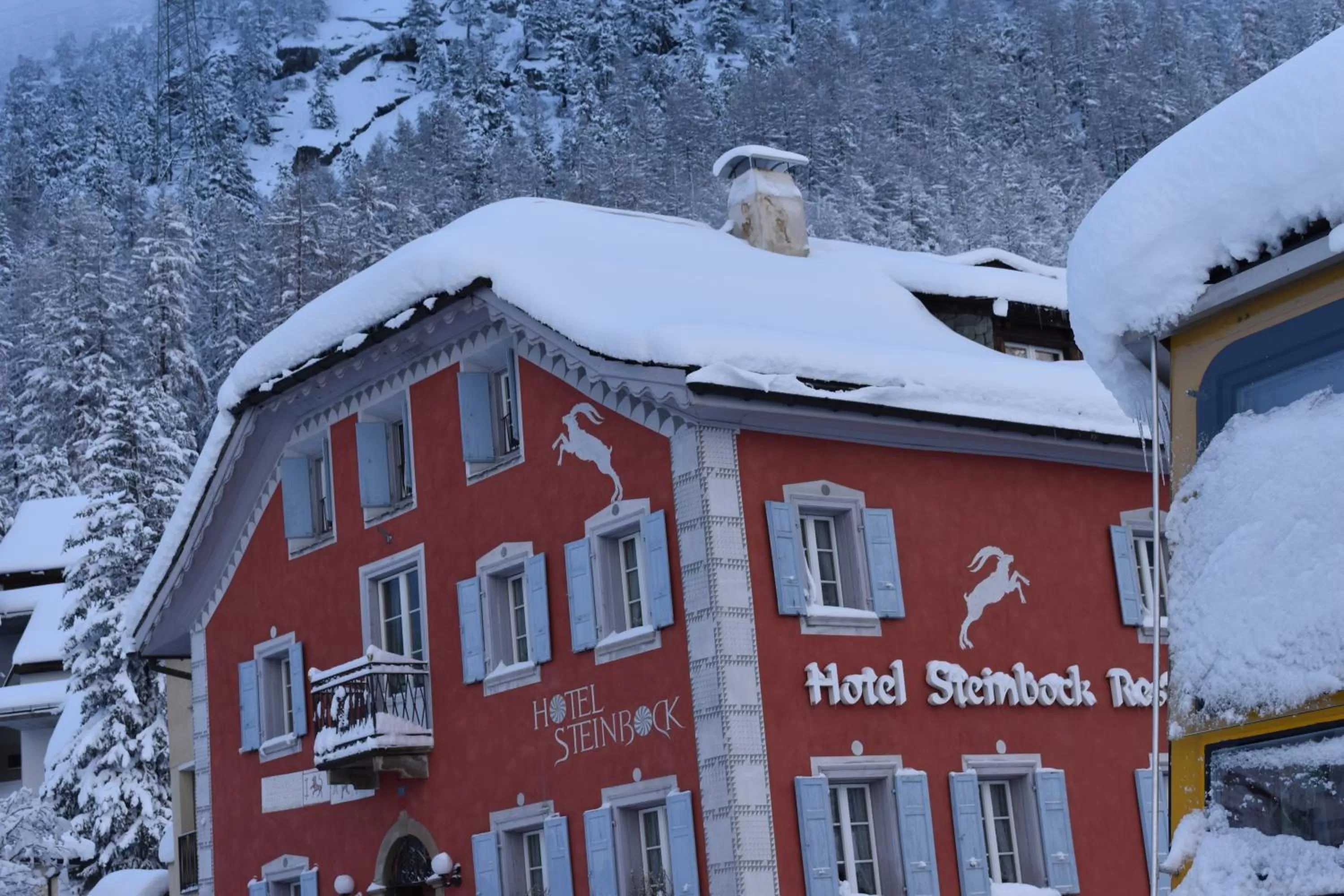 Property building in Hotel Steinbock Pontresina