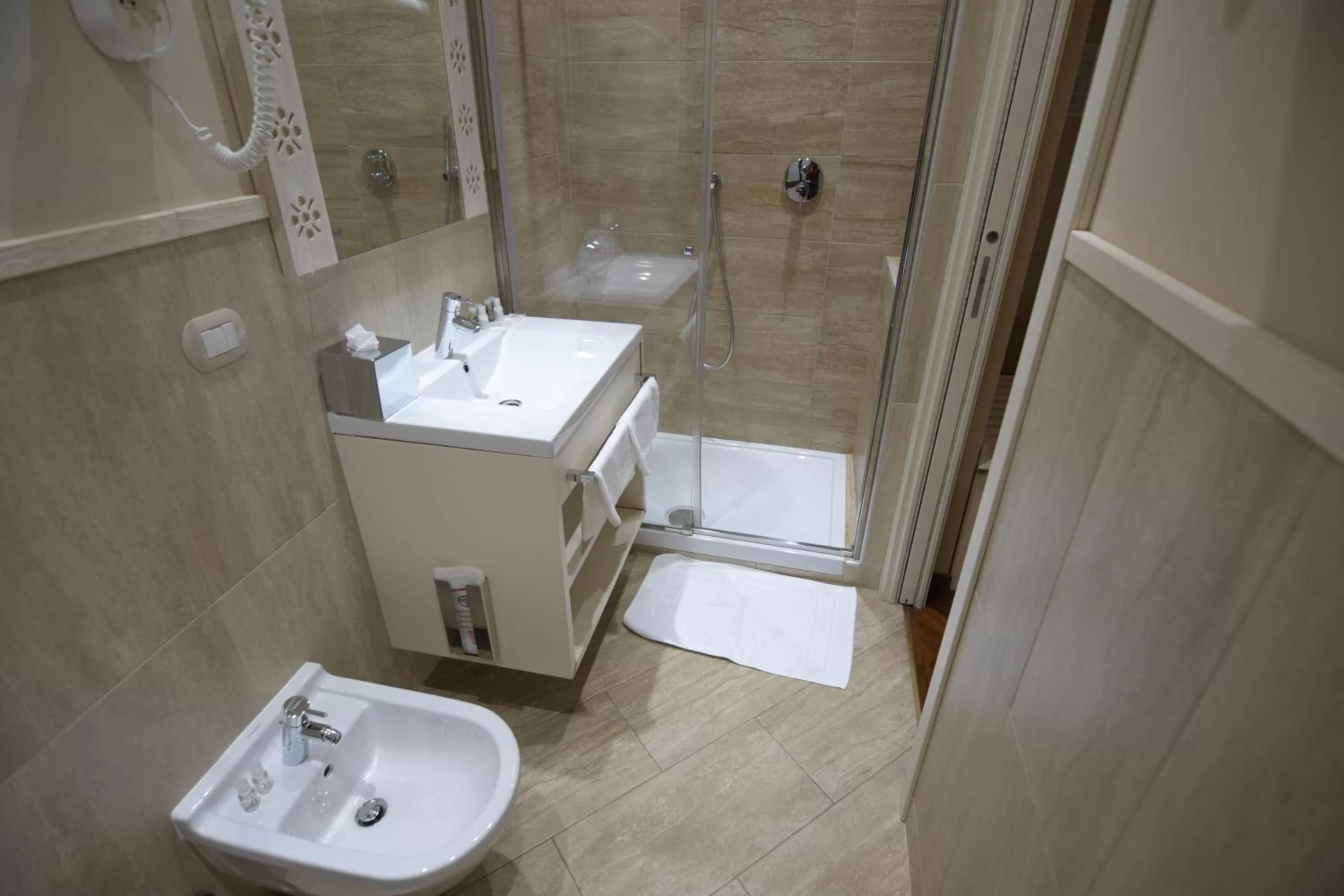 Shower in Hotel Sesmones