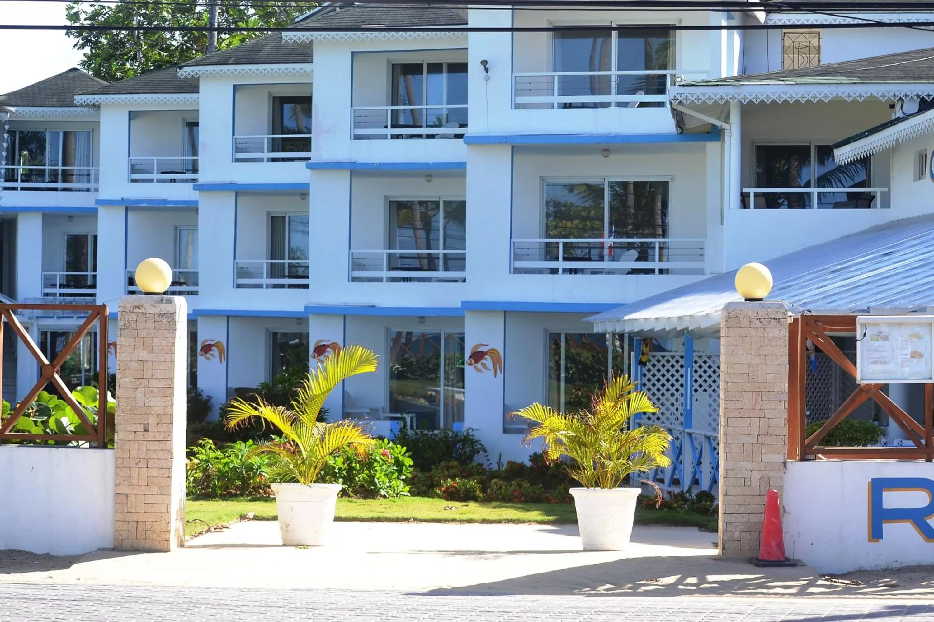 Facade/entrance in Costarena Beach Hotel