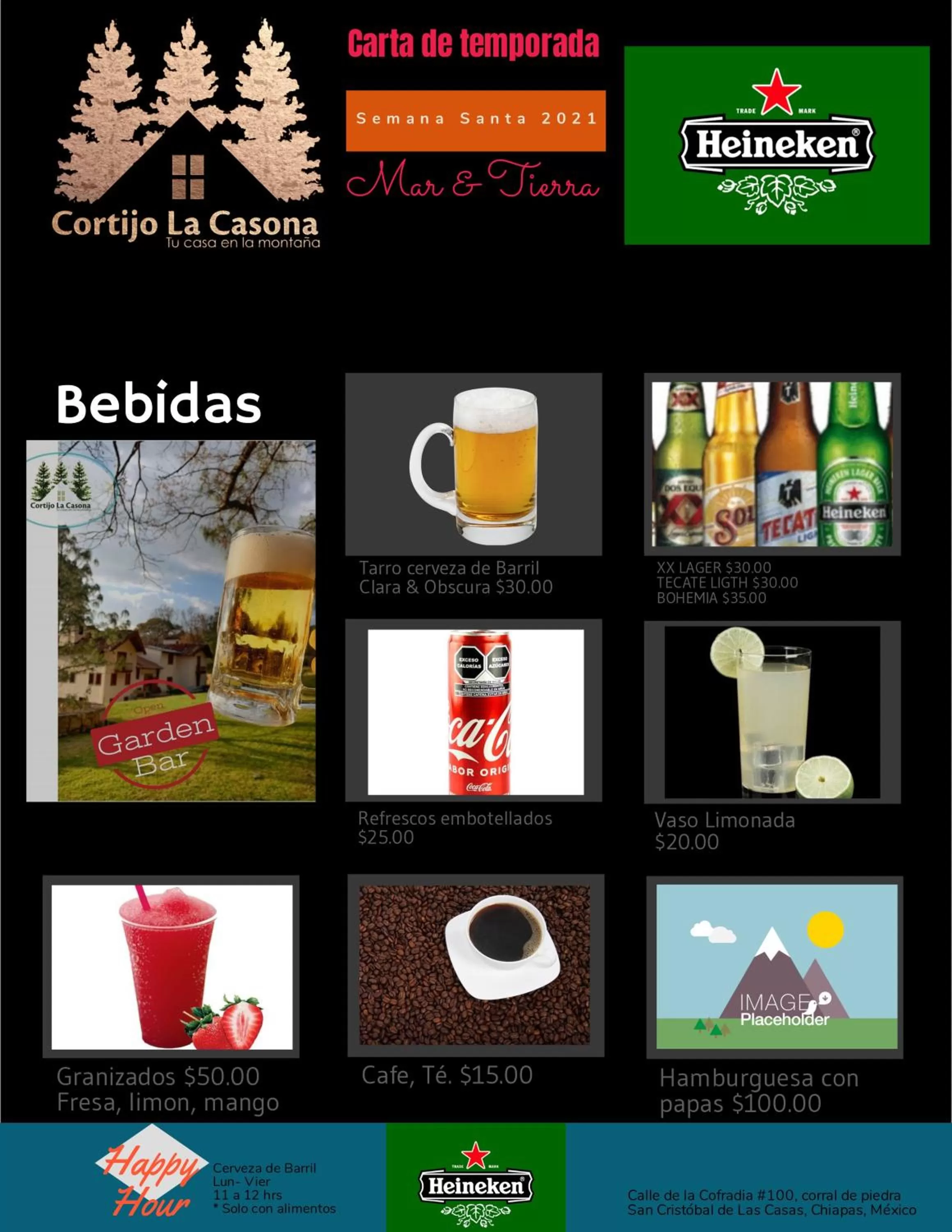 Restaurant/places to eat in CORTIJO LA CASONA & Bungalow al Pie de la Montaña