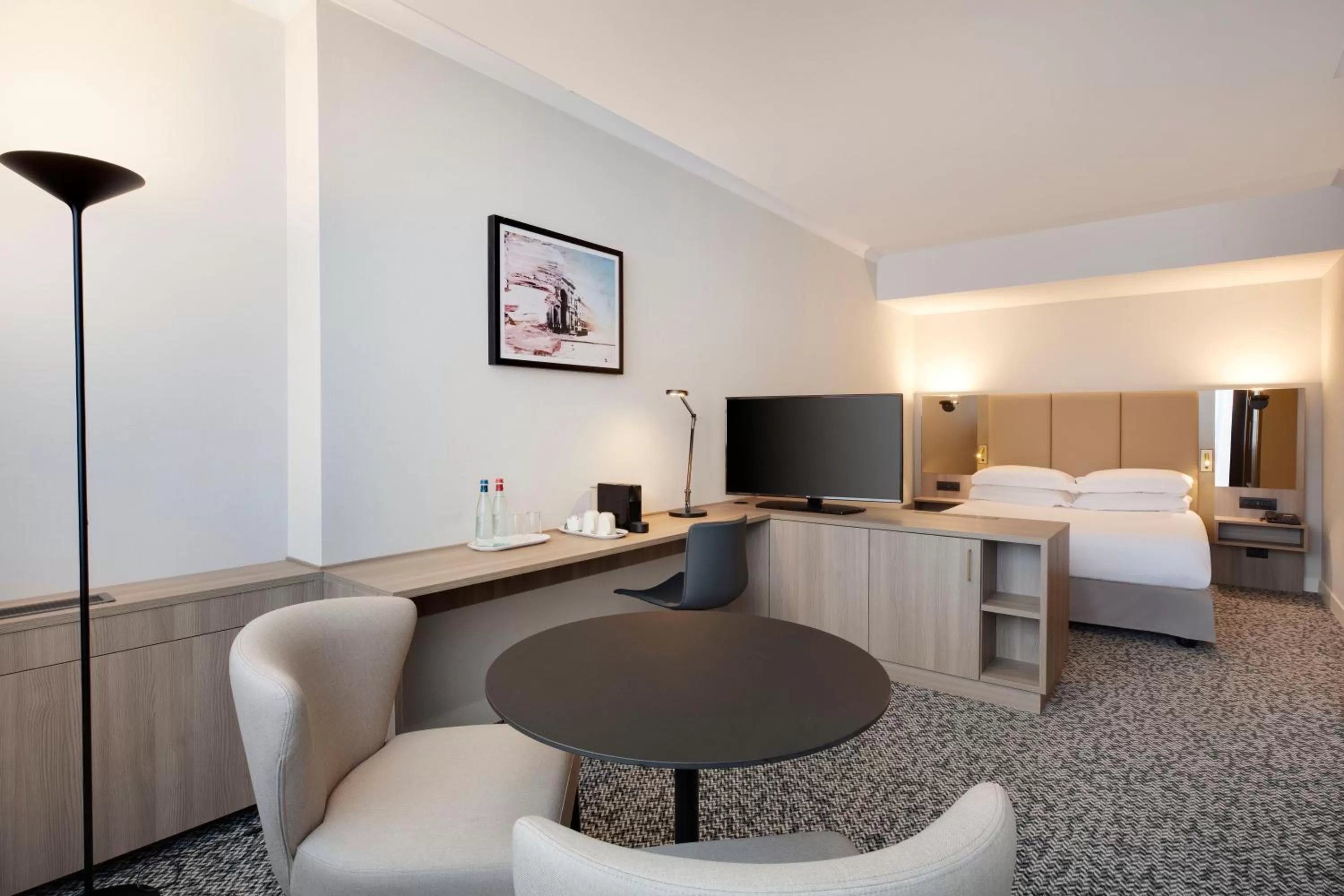 Photo of the whole room, Bed in Crowne Plaza Milan Linate by IHG