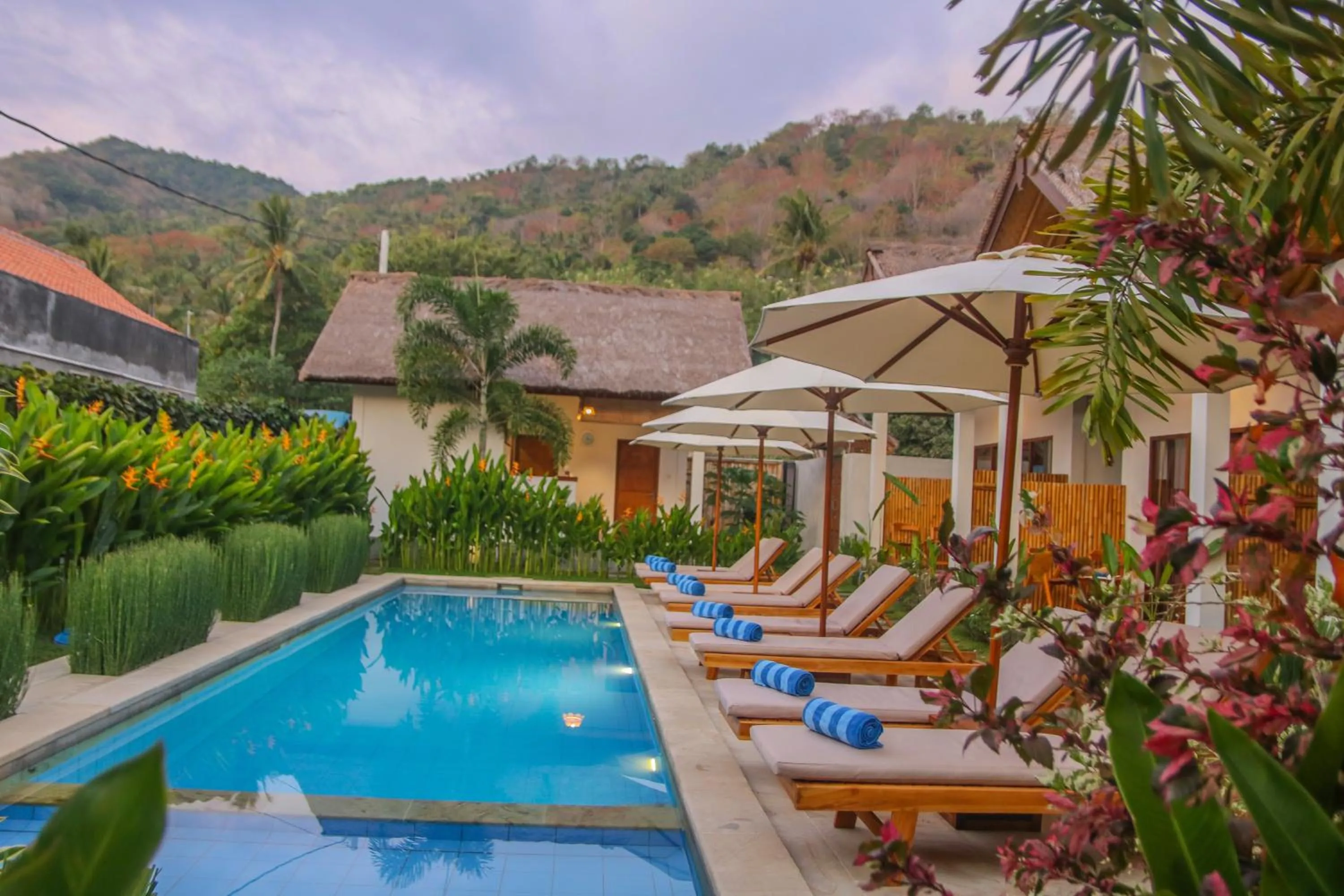 Swimming pool in Cozy Cottages Lombok