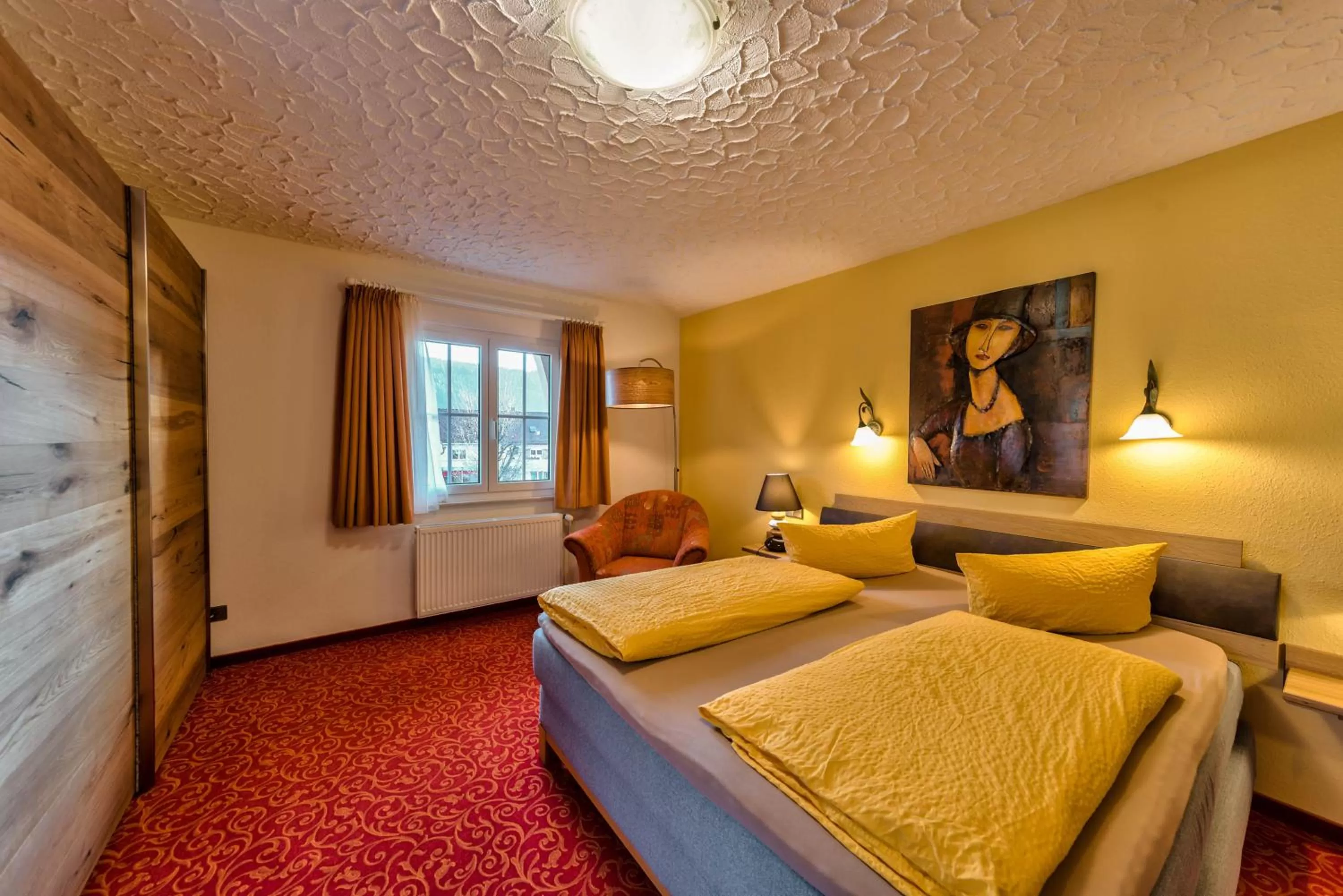 Decorative detail, Bed in Hotel Sonneneck Titisee -Adults Only-