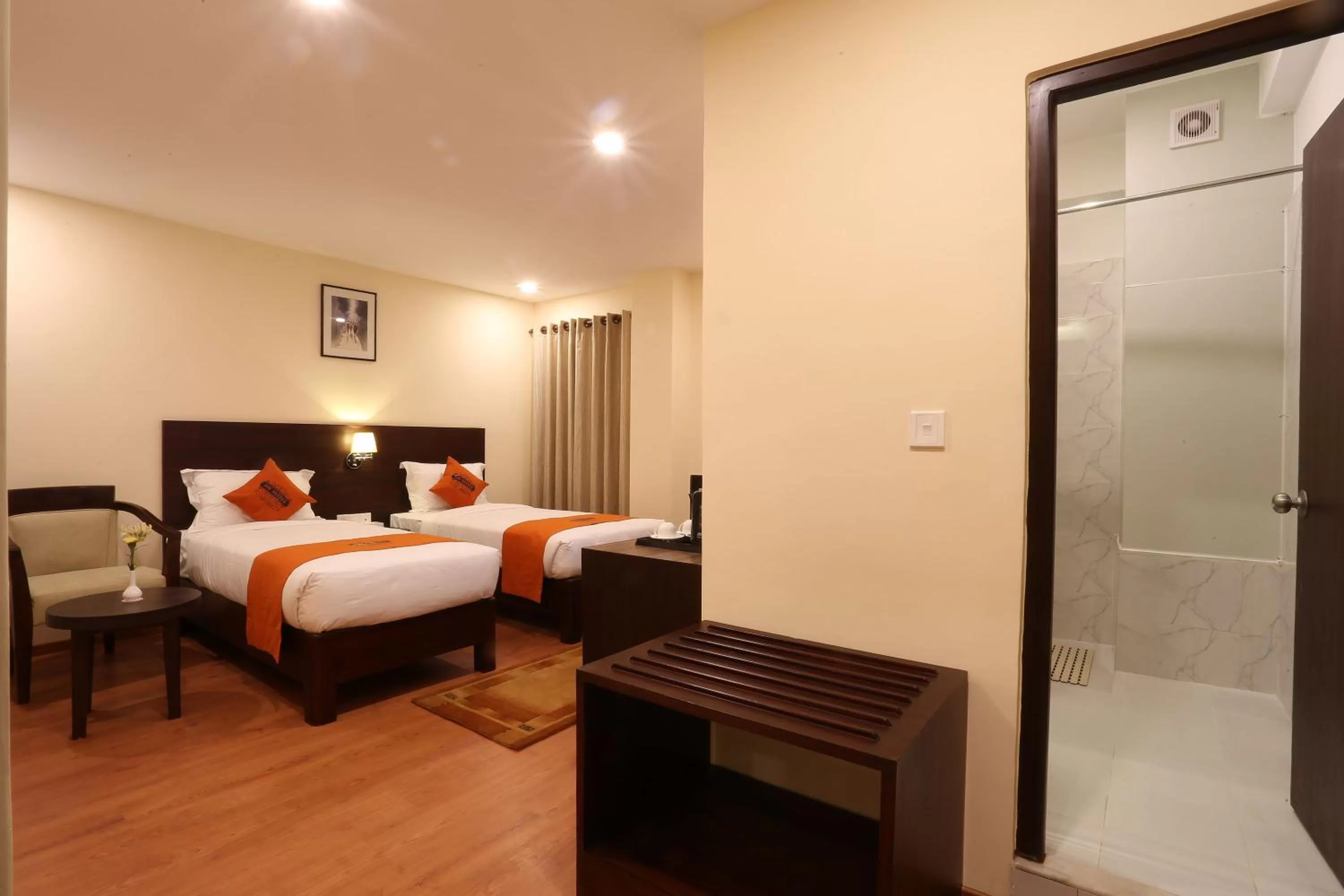 Photo of the whole room, Bed in Hotel Jay Suites