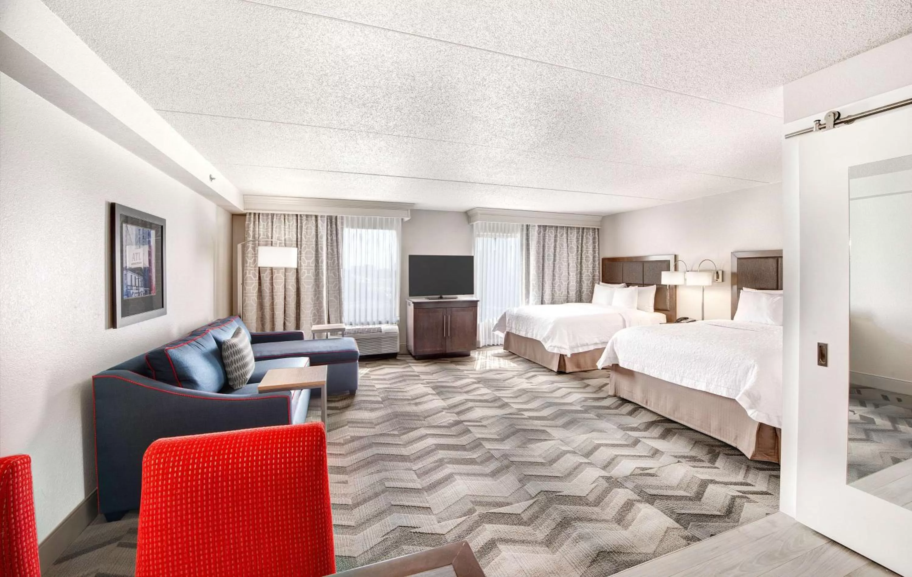 Bedroom, Bed in Hampton Inn & Suites Atlanta-Galleria