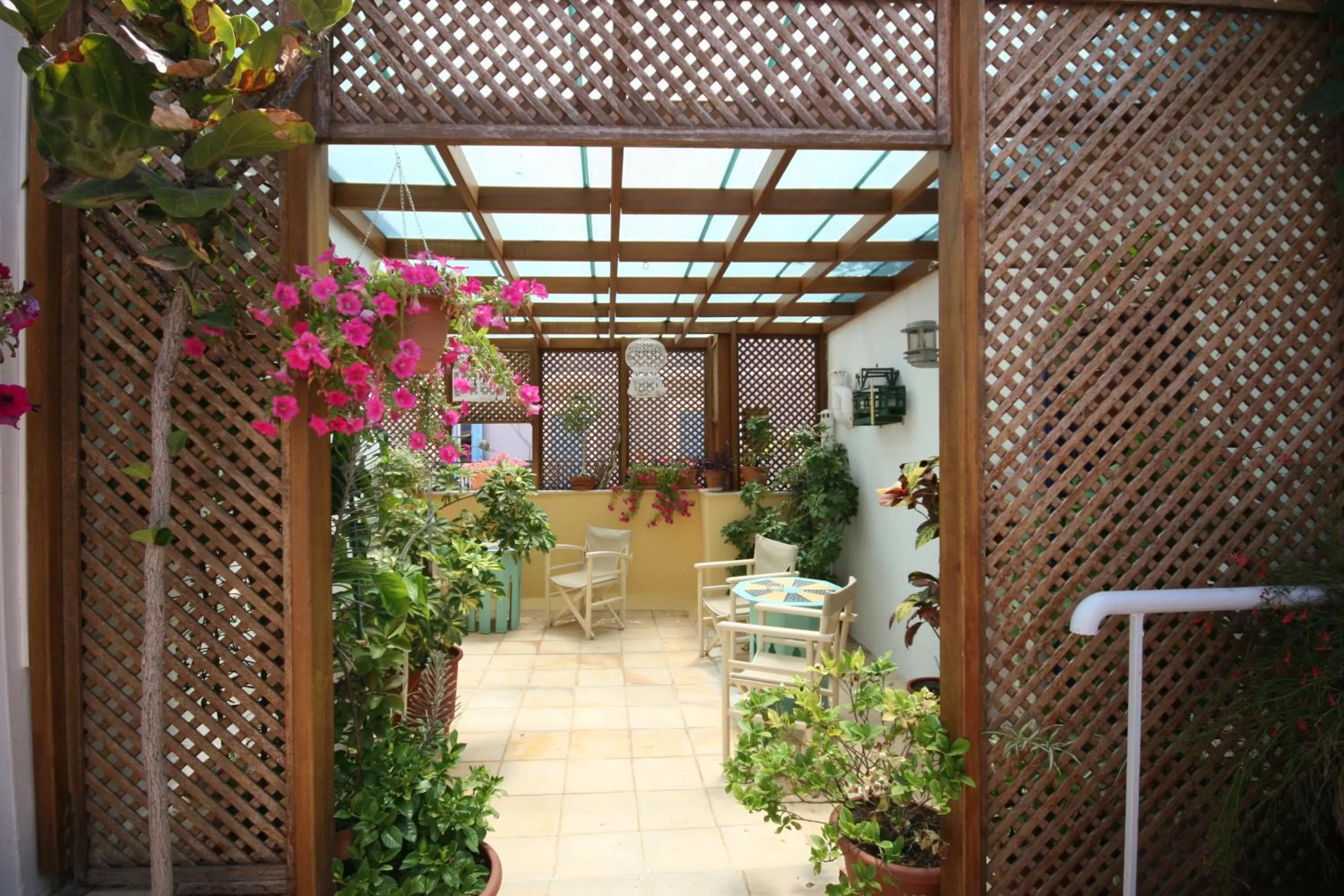 Decorative detail in Nostos Hotel