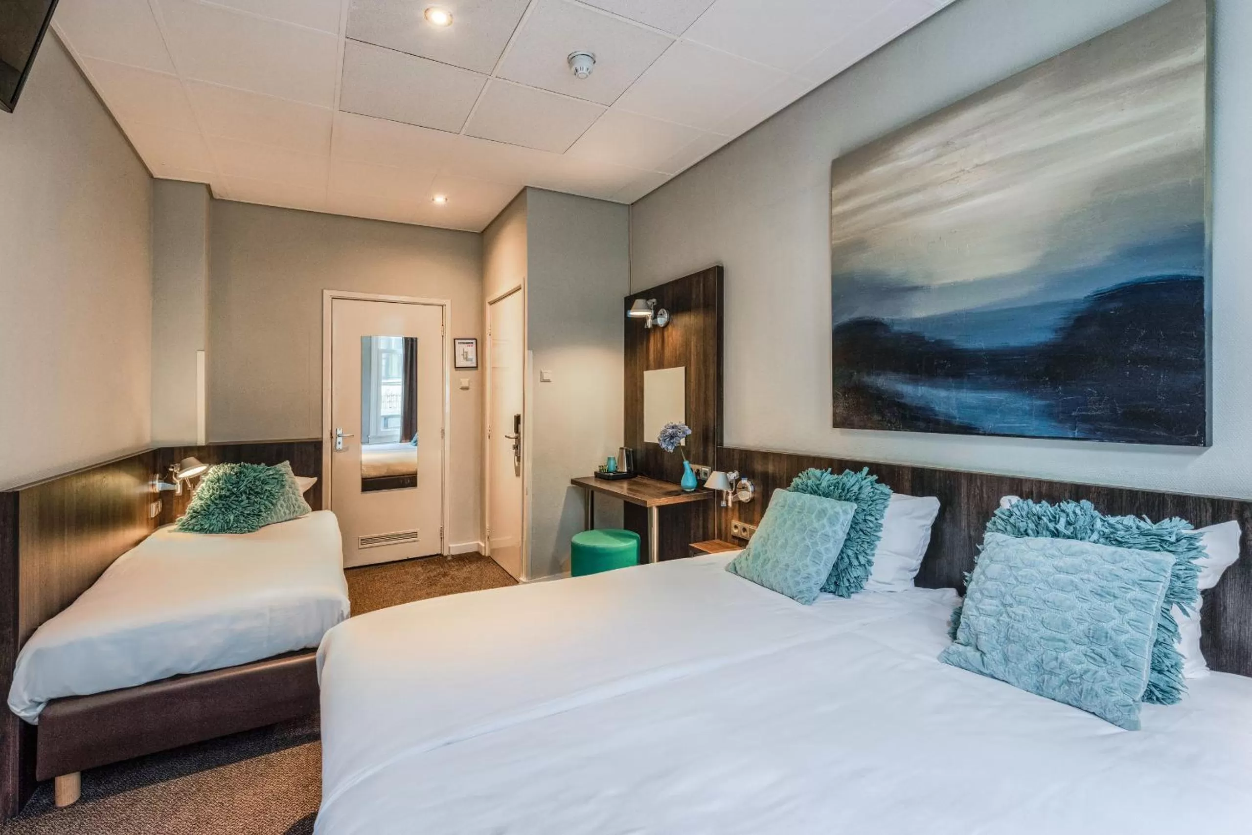 Bed in Hotel Damsquare