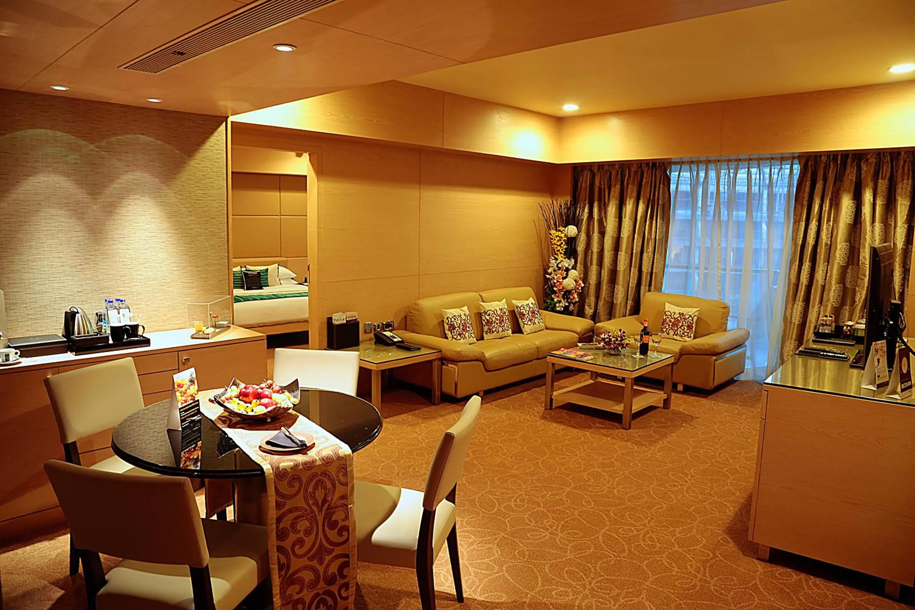 Living room in Hotel Sahara Star