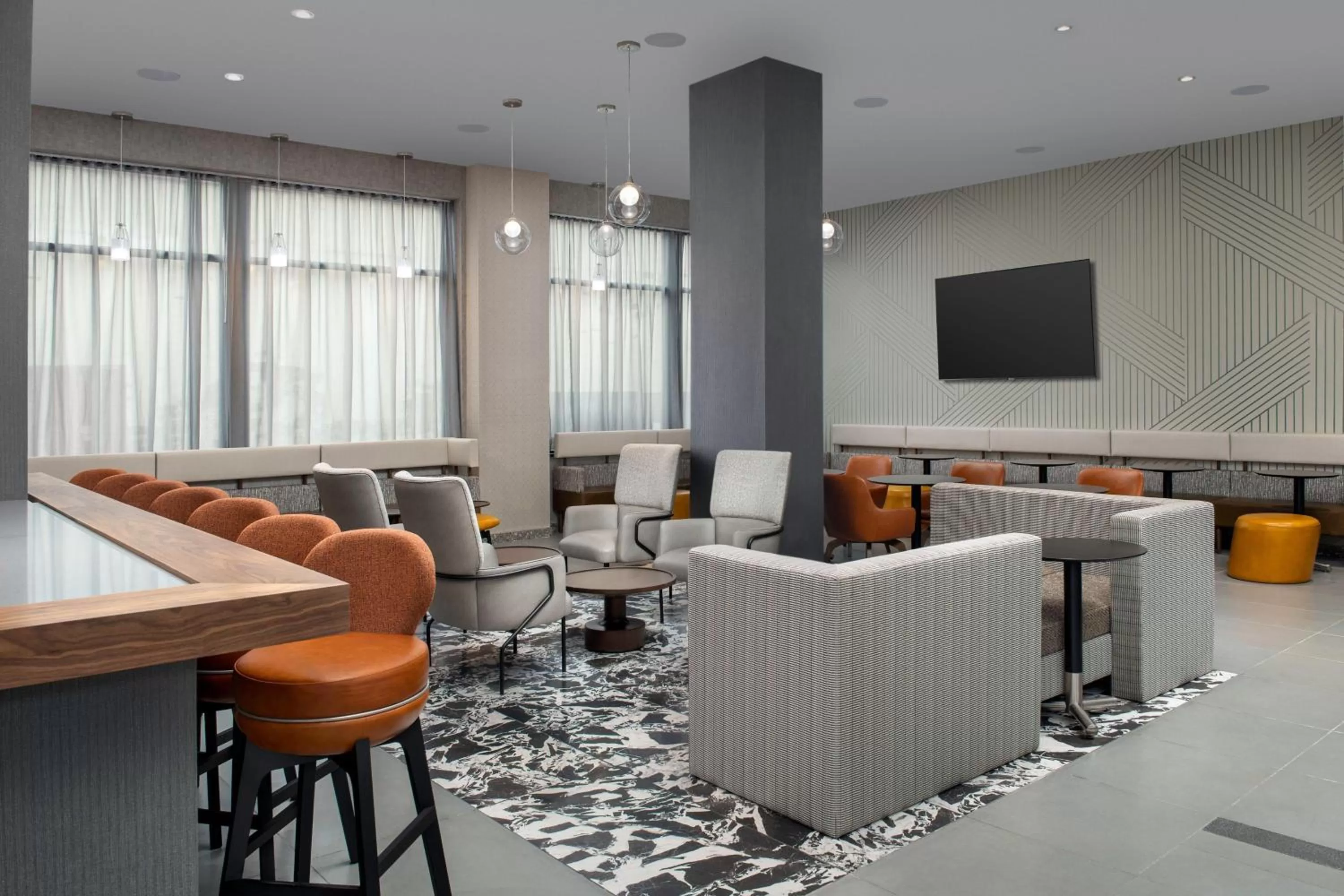Lobby or reception in SpringHill Suites by Marriott New York Queens