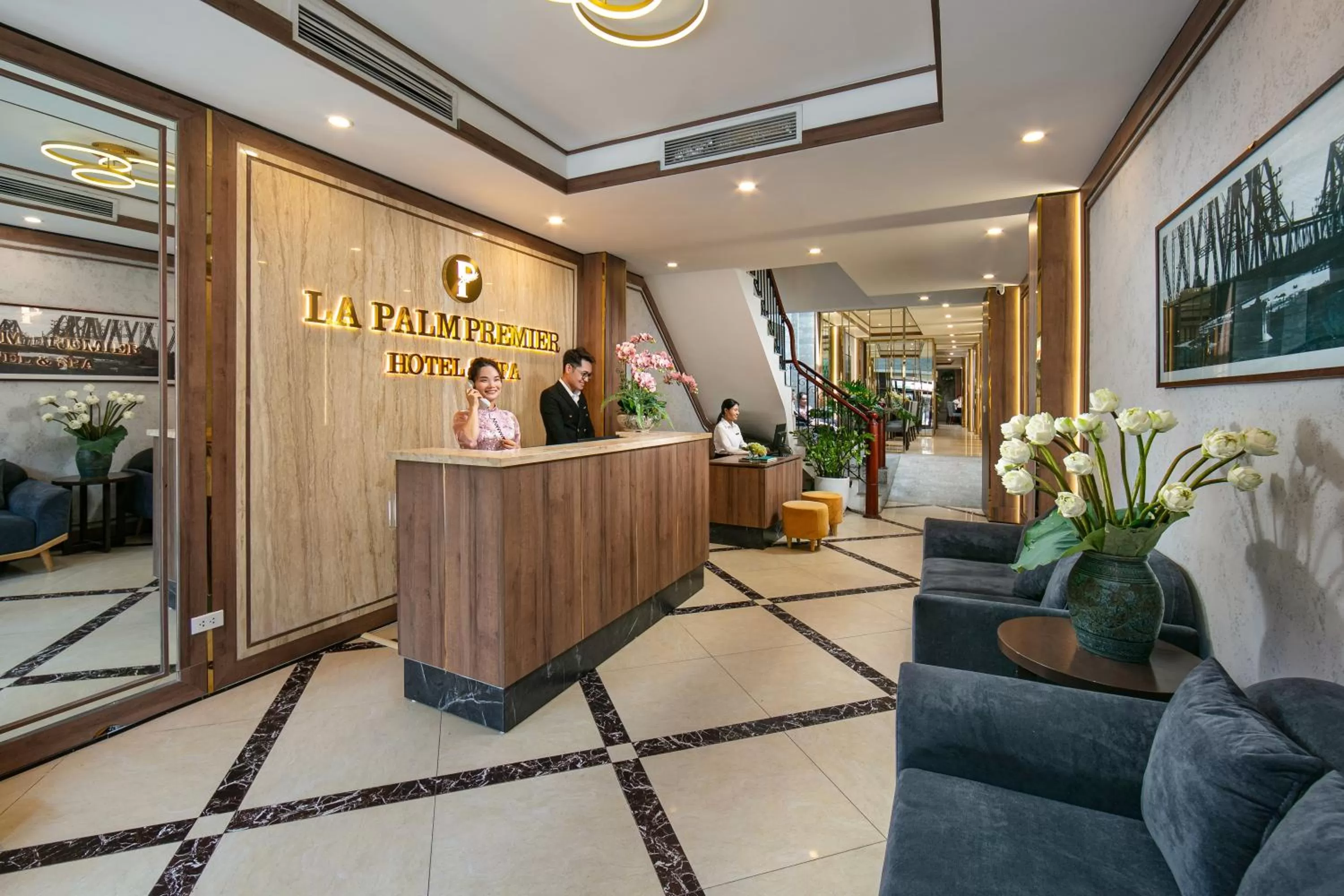 Lobby or reception in Hanoi La Palm Premier Hotel & Spa