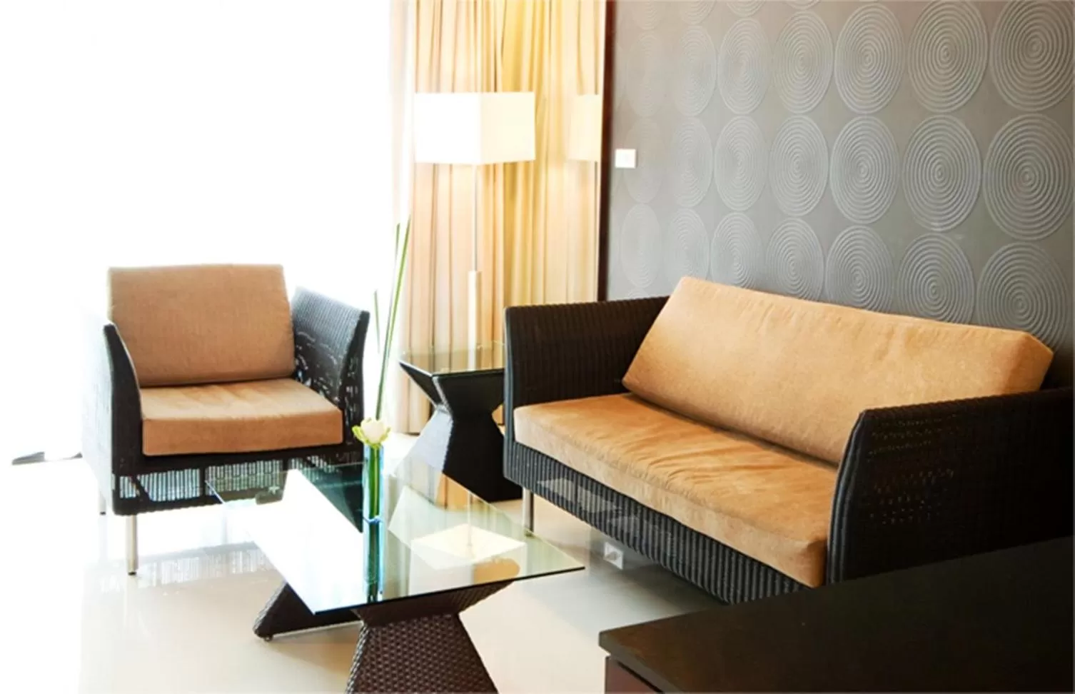 Seating area in Tara Mantra Cha-Am Resort