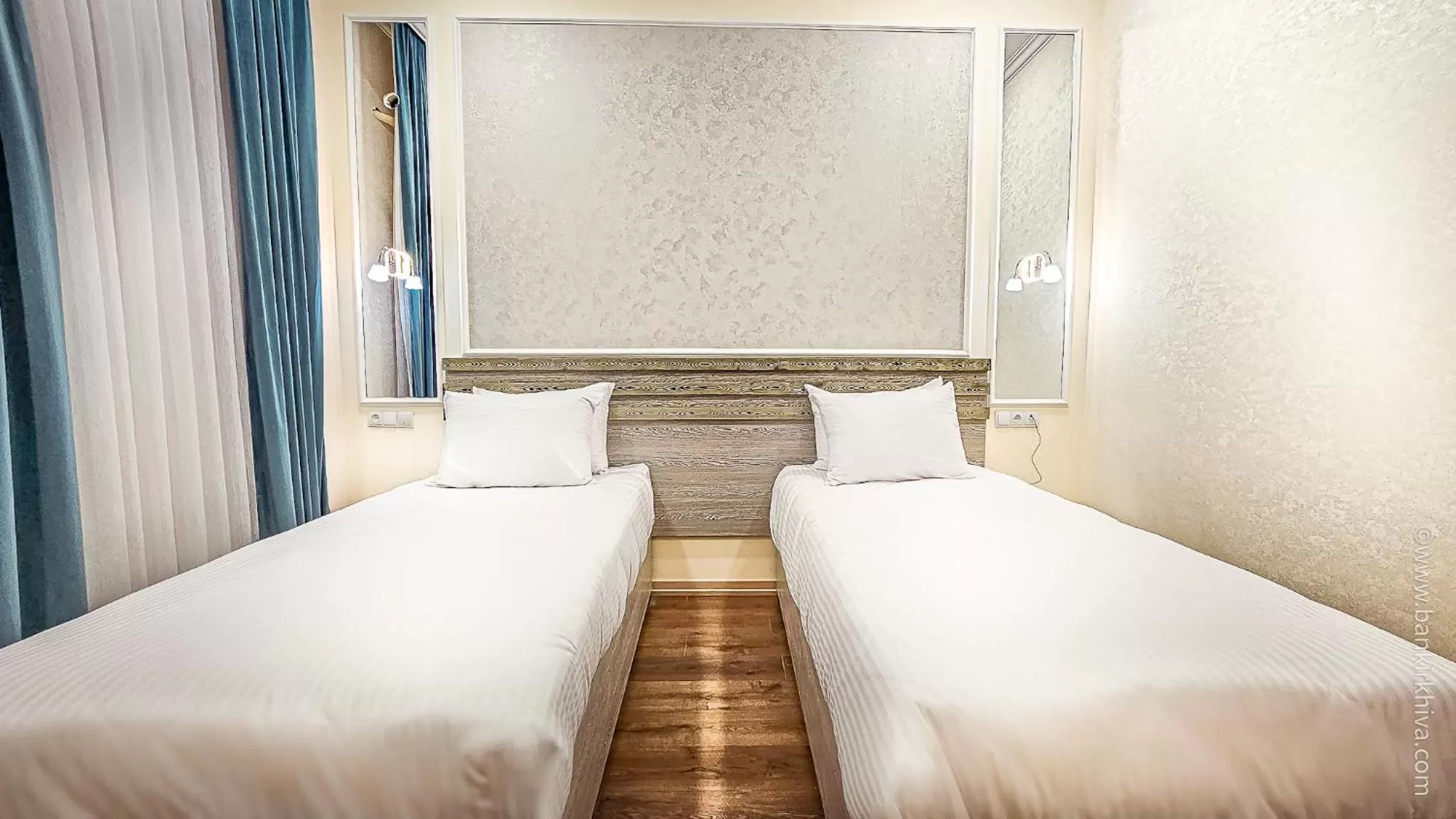 Bed in Hotel Bankir Khiva