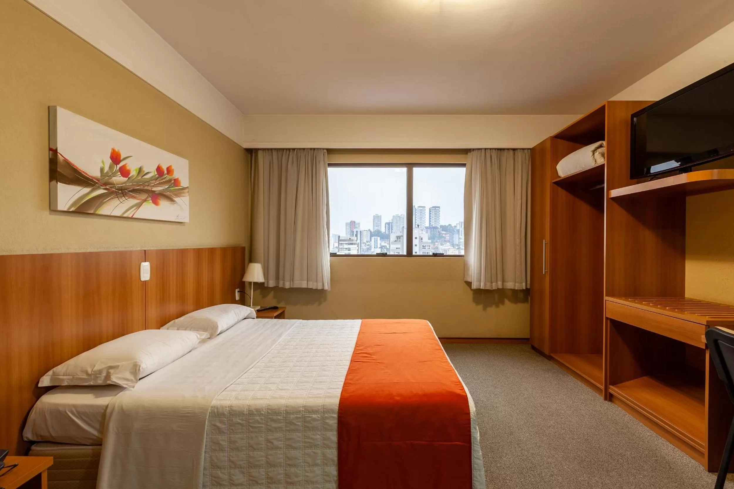 Bedroom, Bed in Tri Hotel Executive Caxias