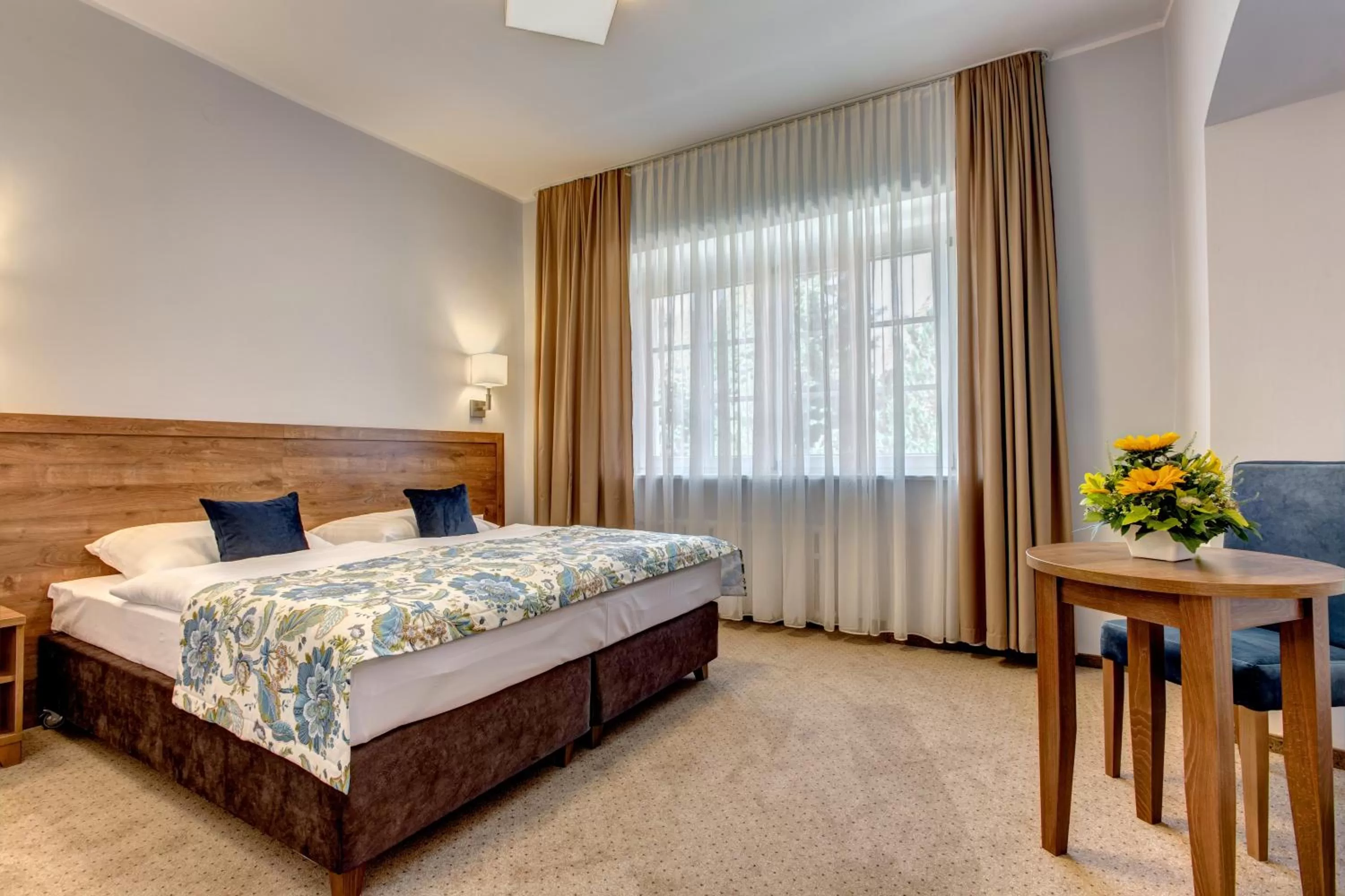 Bed in Hotel Książ