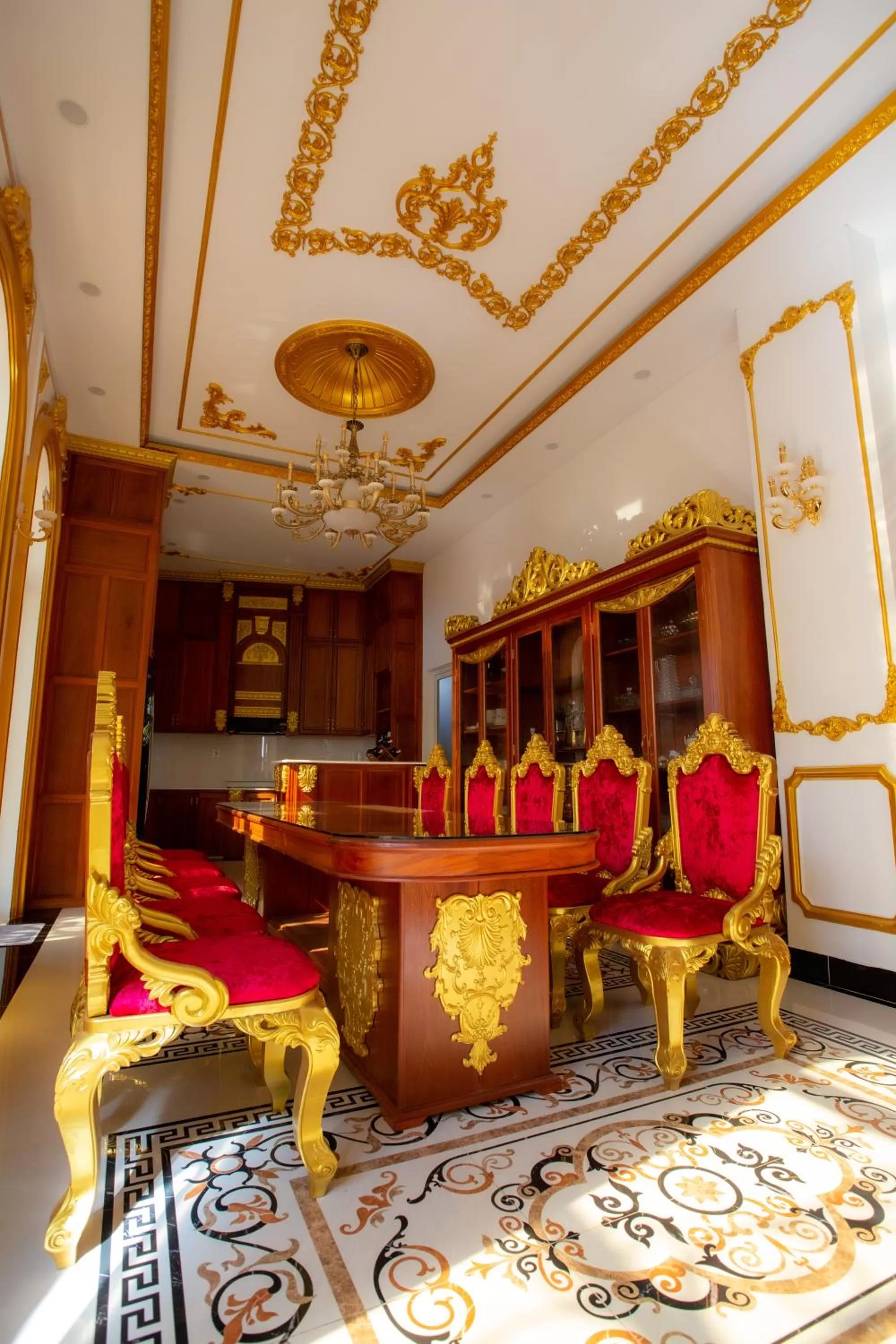 kitchen in KING VILLA QUẢNG NGÃI