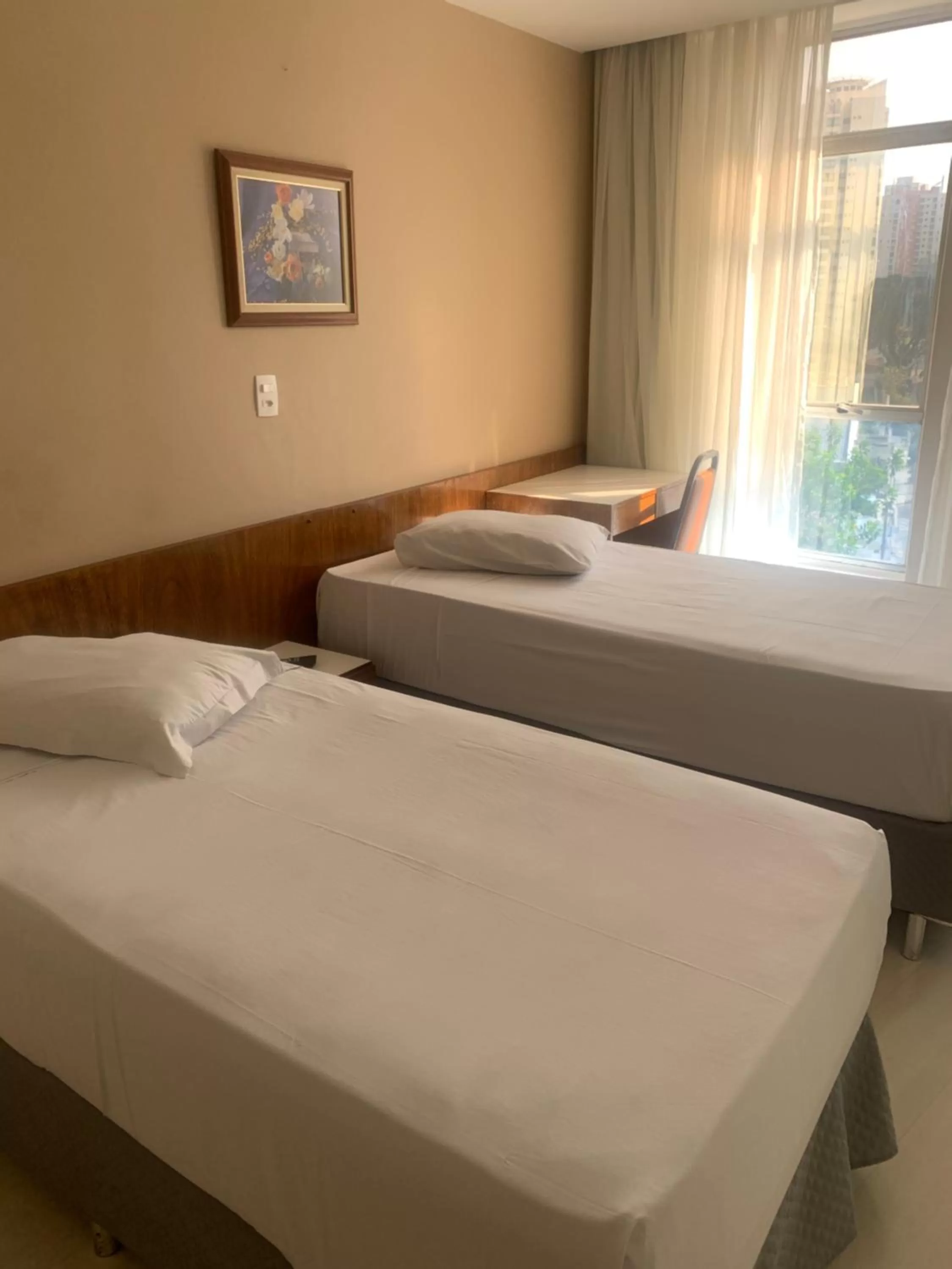 Bed in Pampas Palace Hotel