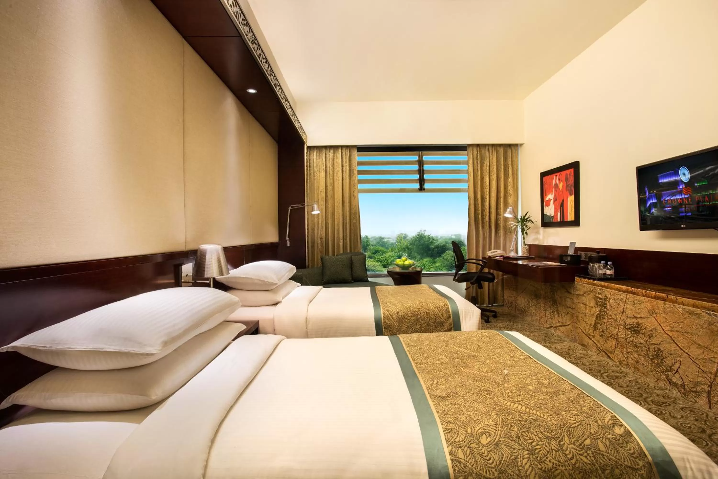 Photo of the whole room, Bed in Crowne Plaza Ahmedabad City Centre by IHG