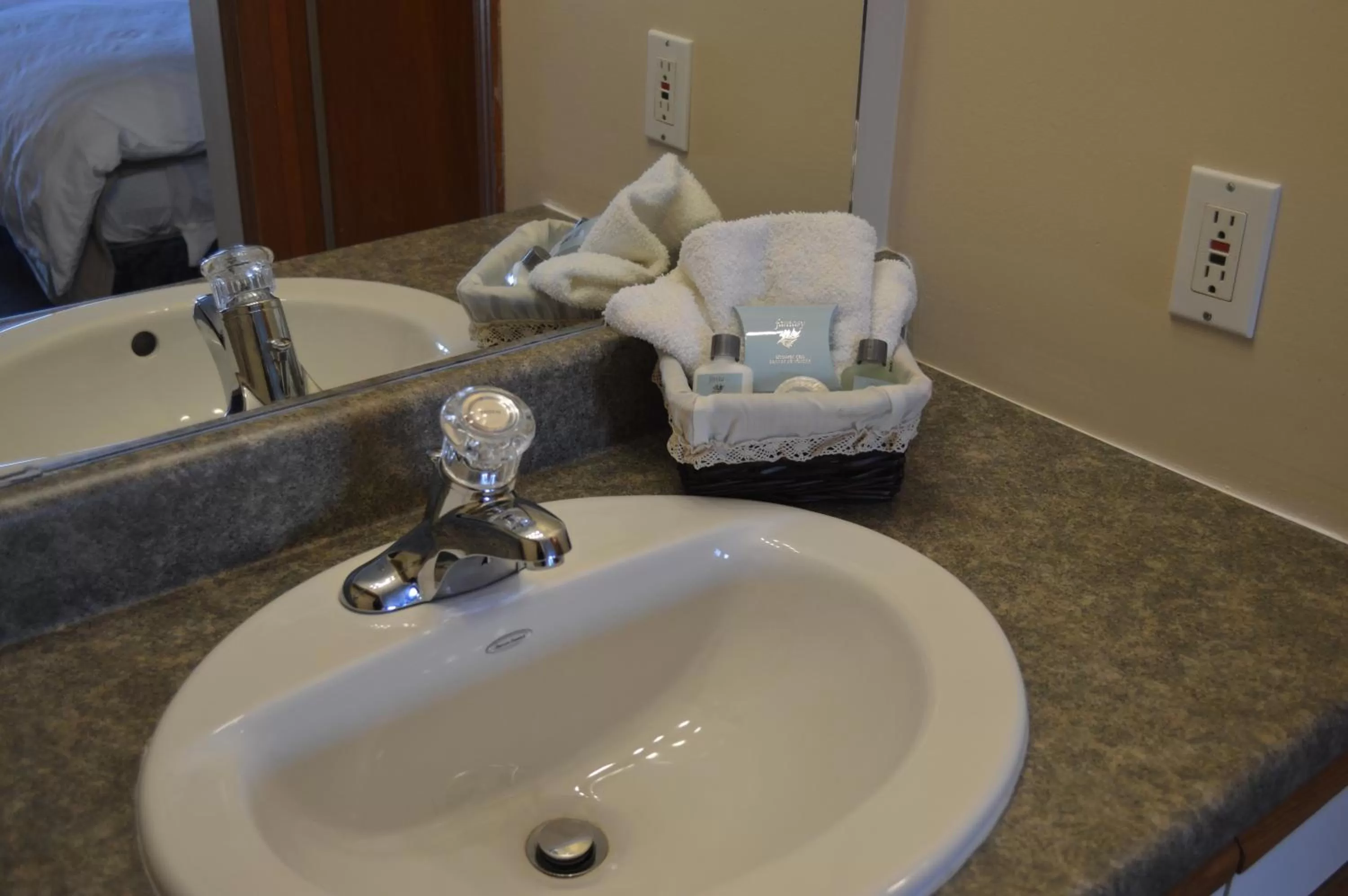 Bathroom in Mary's Motel