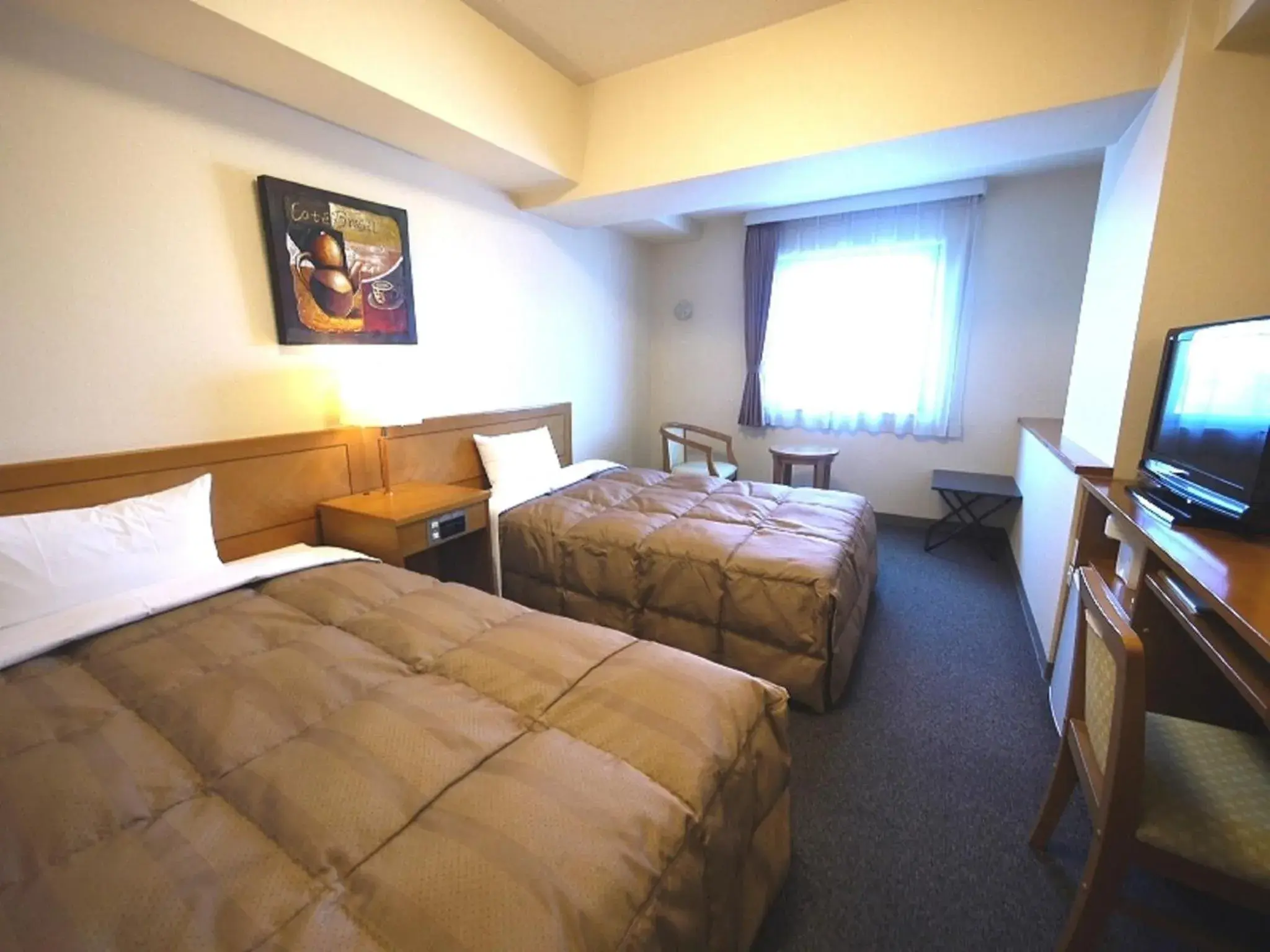 Twin Room - single occupancy - Smoking in Hotel Route-Inn Nishinasuno Twin Room - single occupancy - Smoking in Hotel Route-Inn Nishinasuno