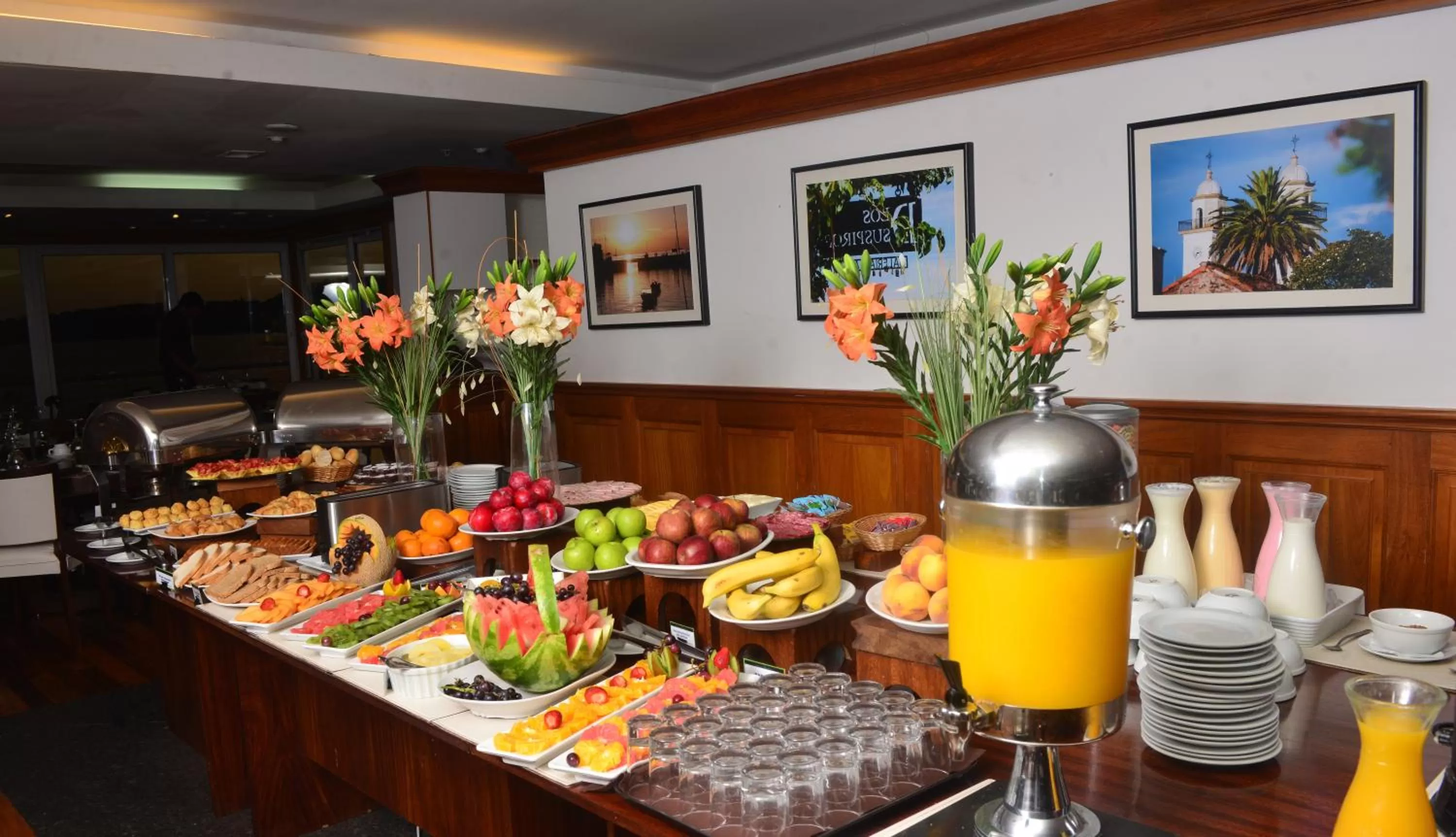 Buffet breakfast in Radisson Hotel Colonia del Sacramento
