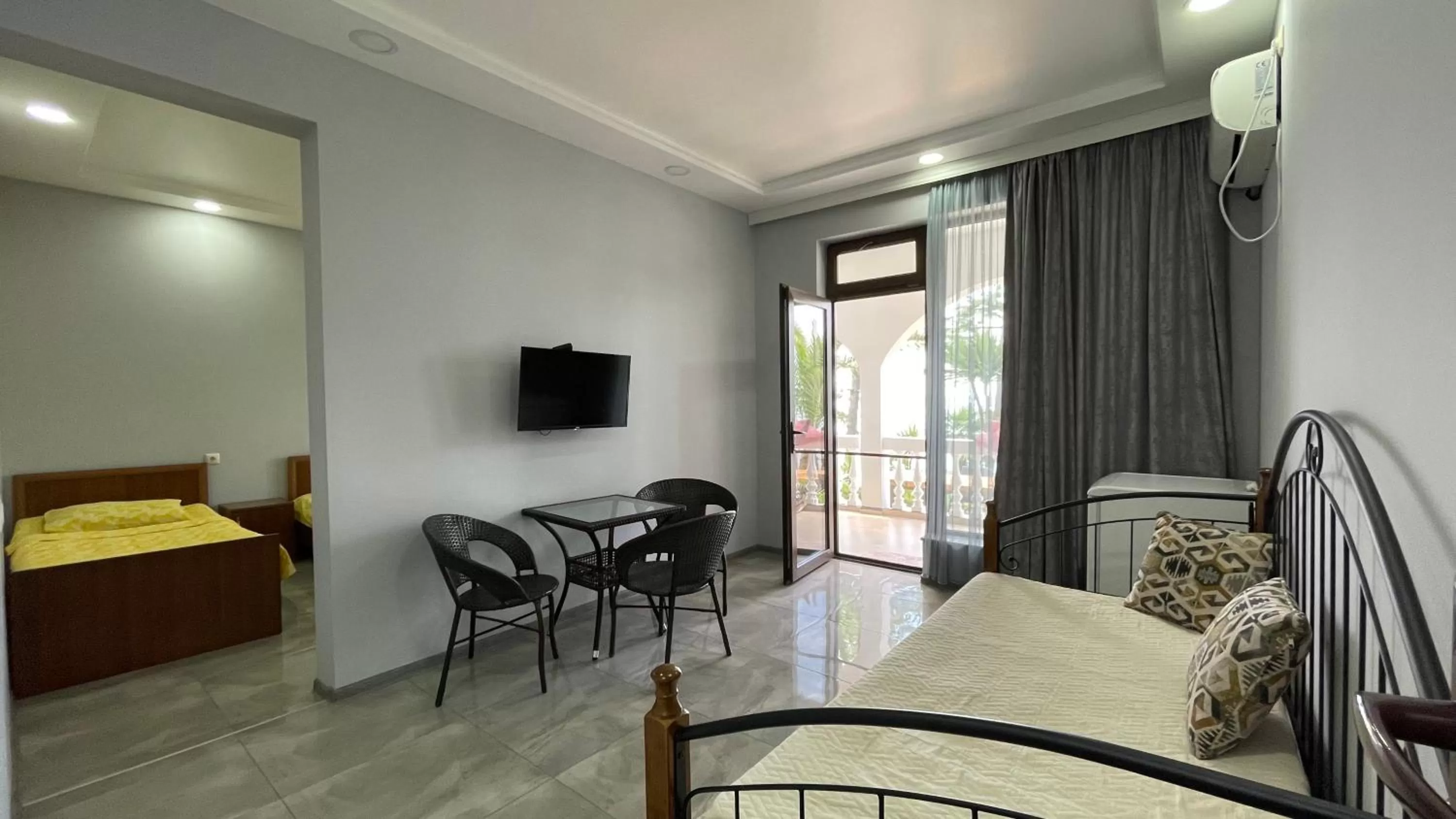 Bed in House at the Sea