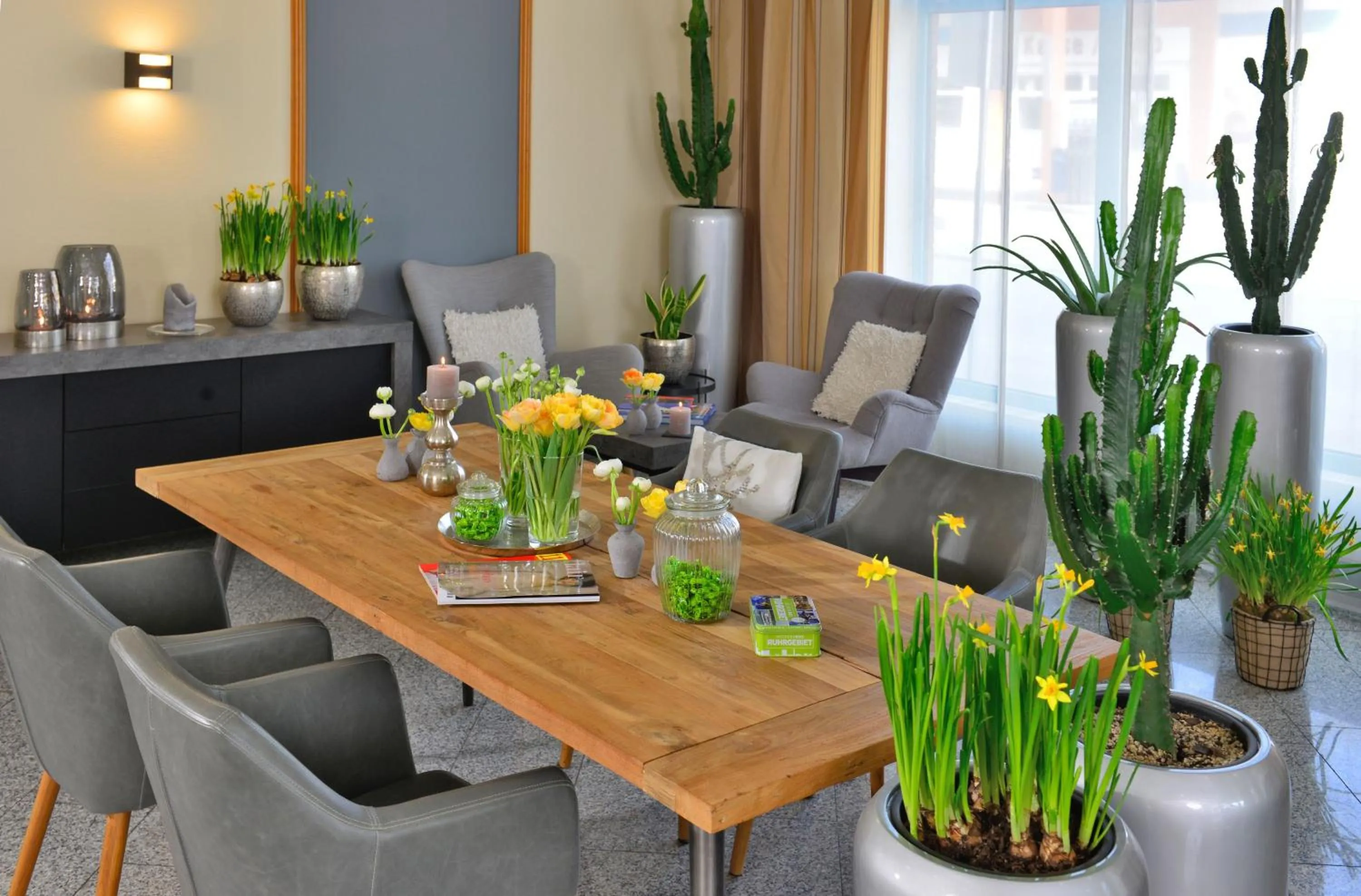 Lobby or reception in Hotel Residenz Oberhausen