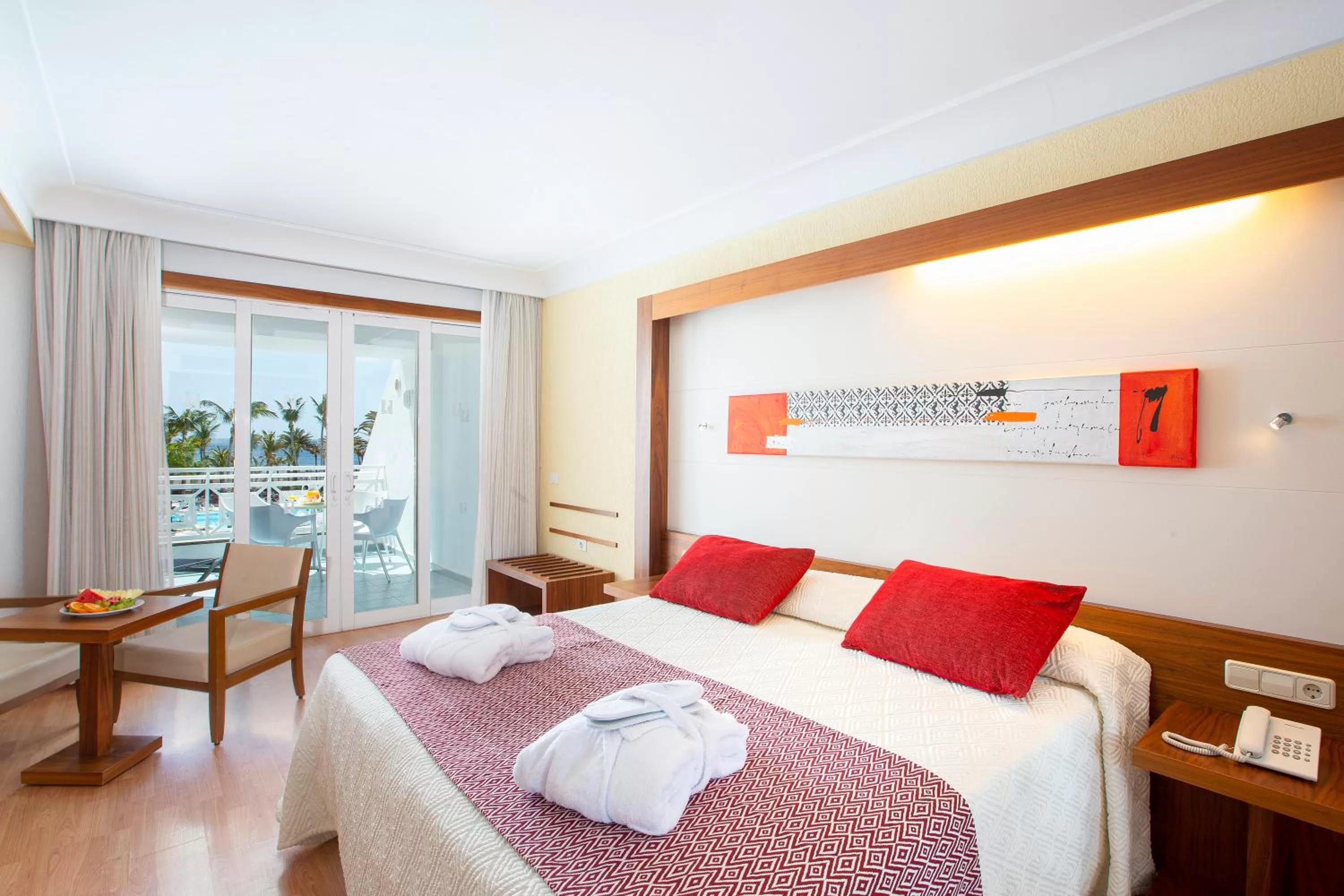 Bed in Hipotels La Geria