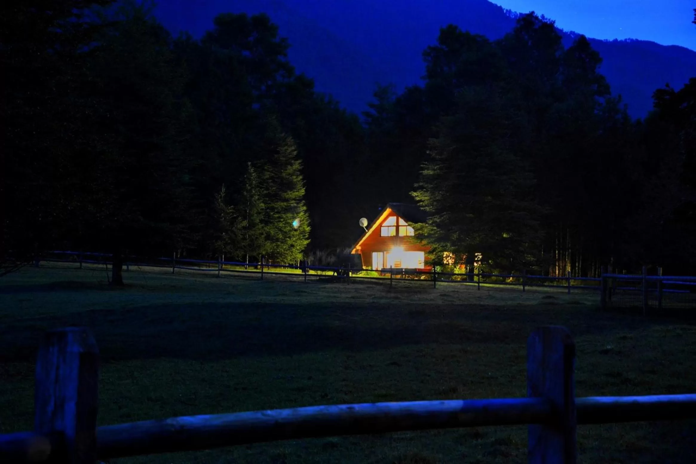 Garden view, Garden in Hotel Salto del Carileufu