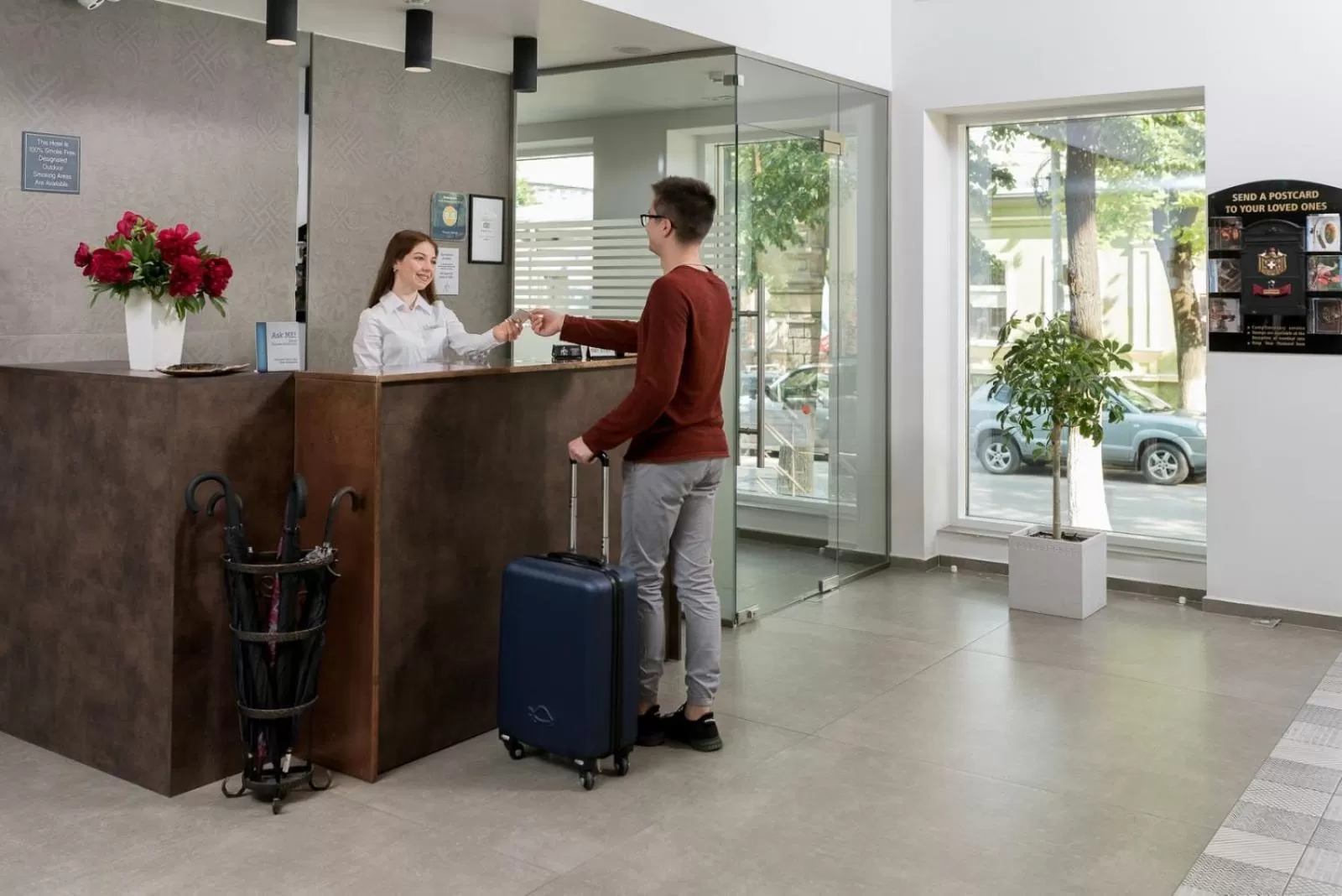 Property building in Thomas Albert Hotel