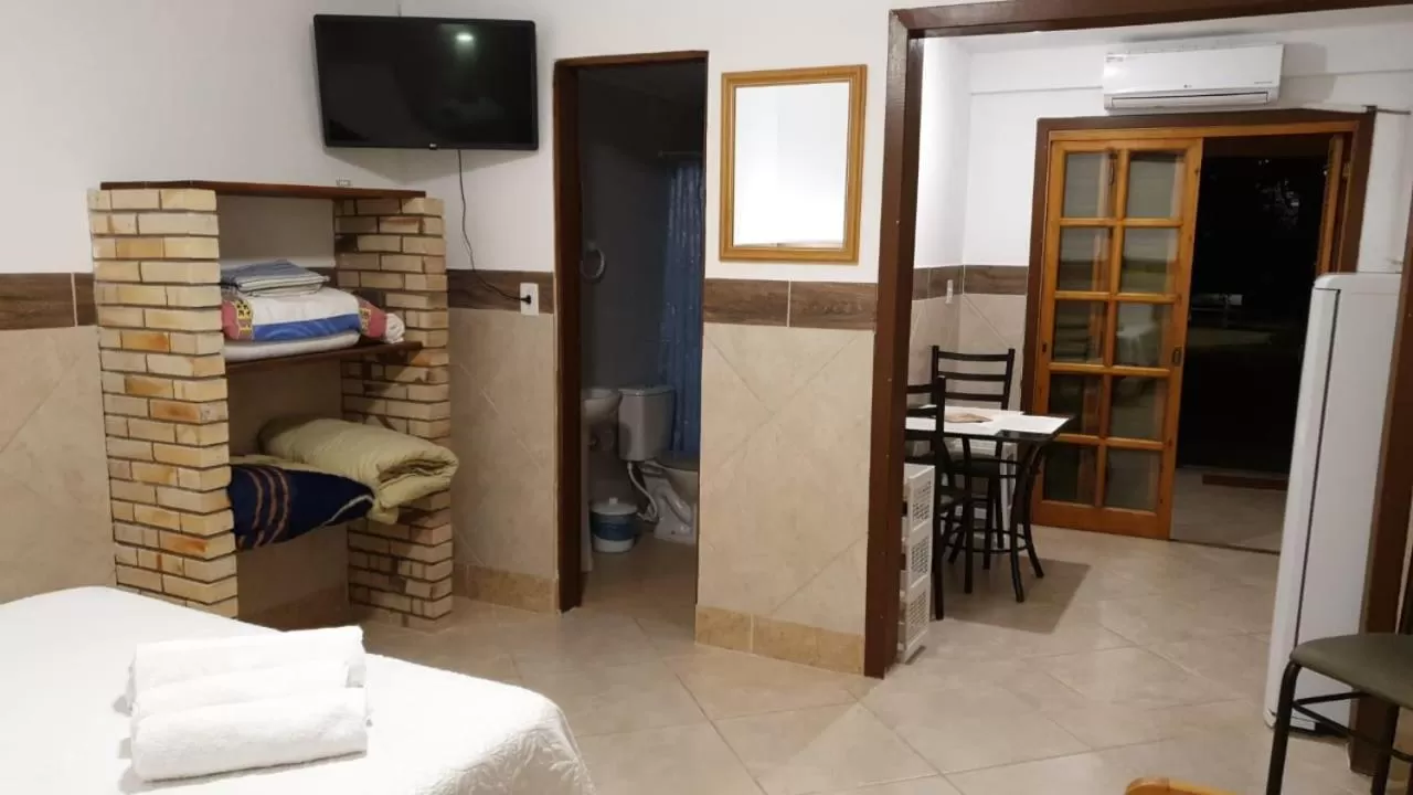 Bed in Pousada Itapuã RS