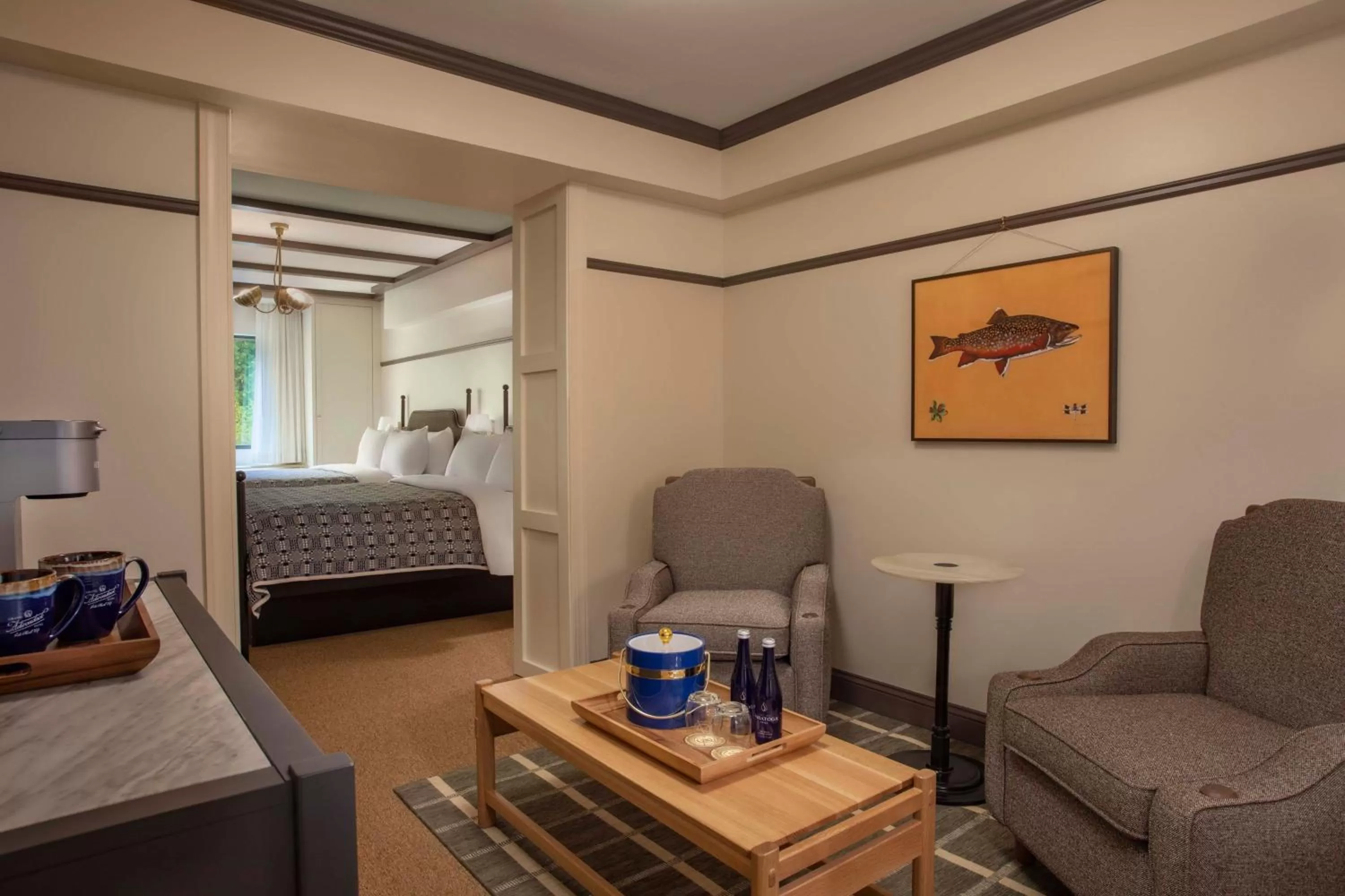 Photo of the whole room, Bed in Grand Adirondack Hotel, Lake Placid, a Tribute Portfolio Hotel