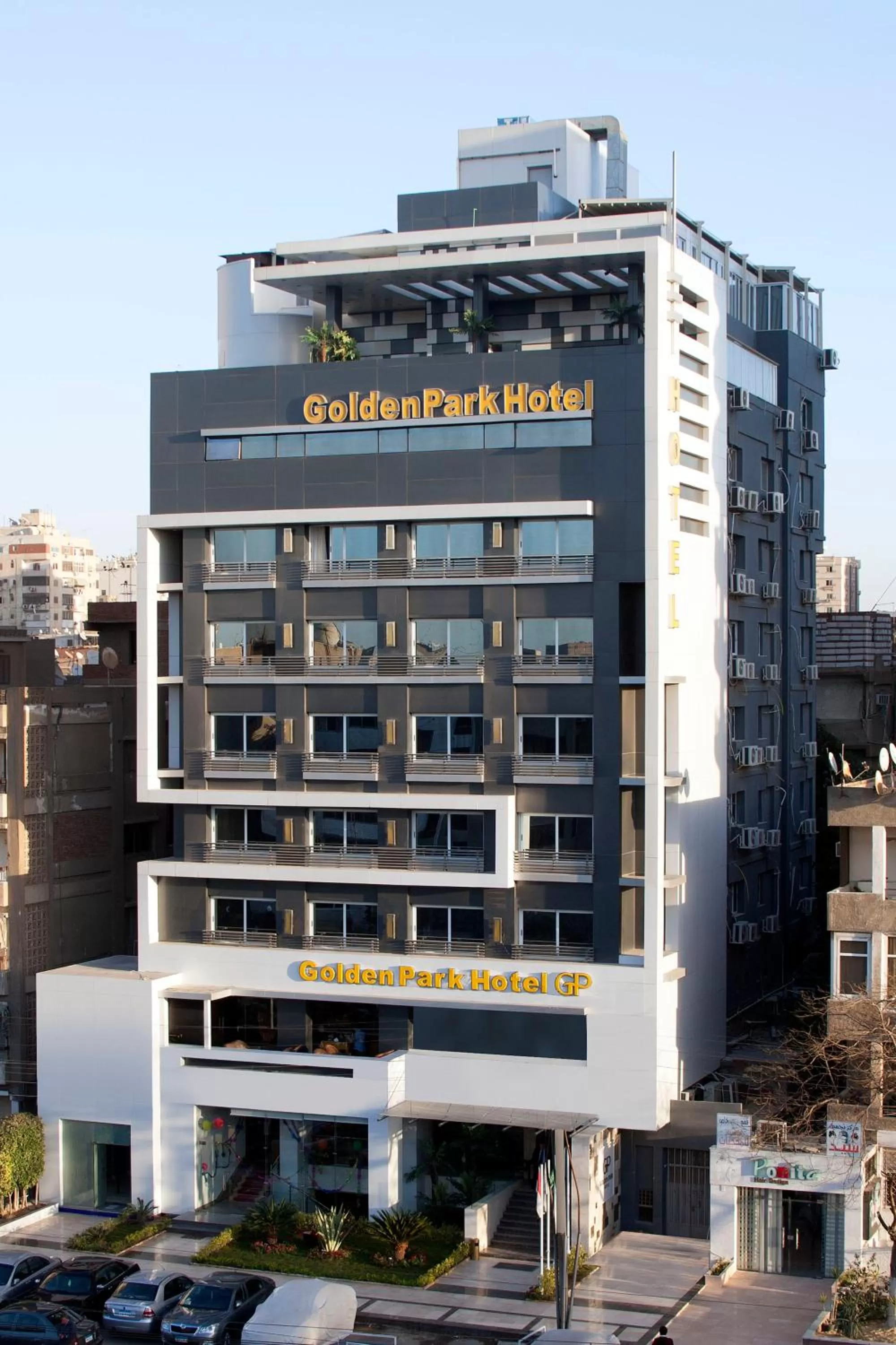 Property building in Golden Park Hotel Cairo, Heliopolis