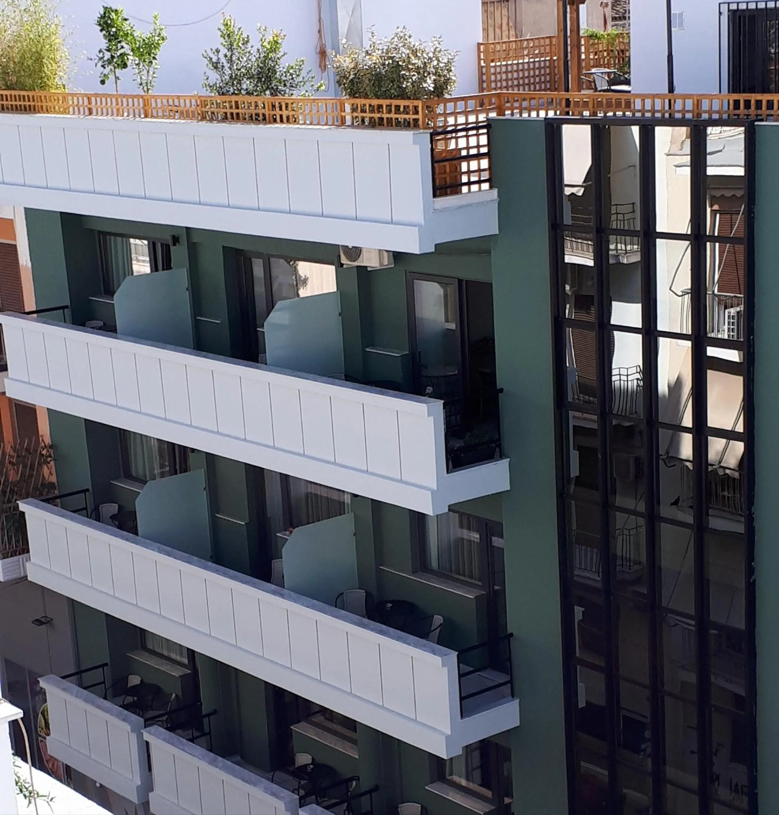 Bird's eye view in Be My Guest Athens