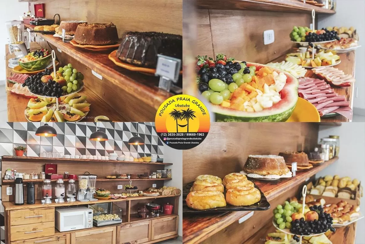 Breakfast in Pousada Praia Grande