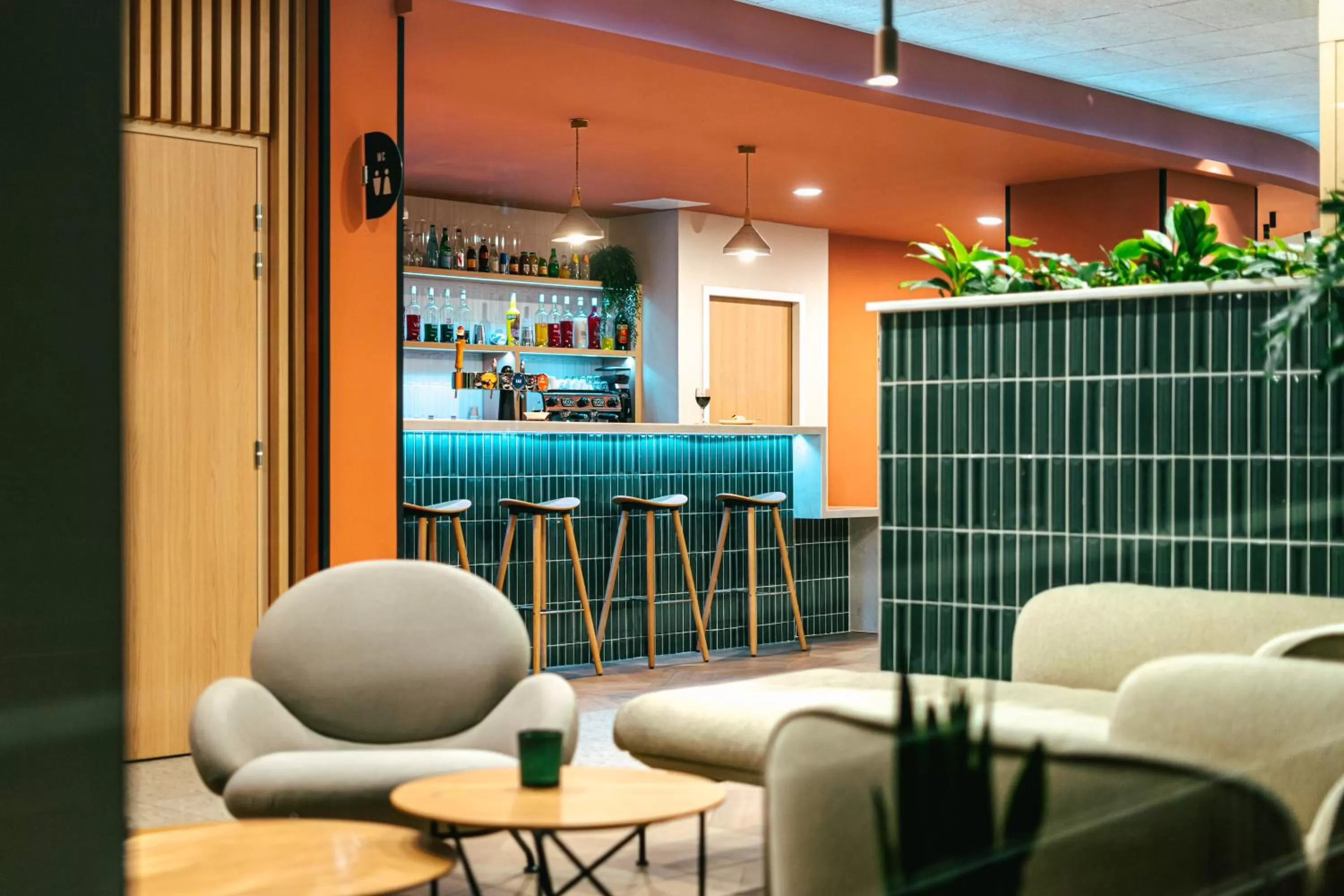 Lounge or bar in Kyriad Marseille Palais Des Congrès – Vélodrome