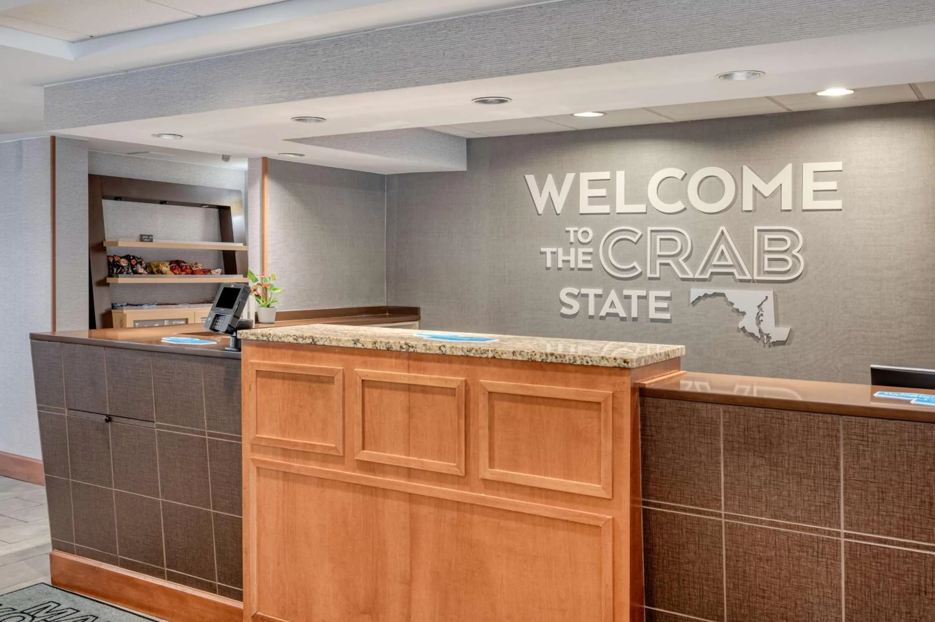 Lobby or reception in Hampton Inn Baltimore/White Marsh