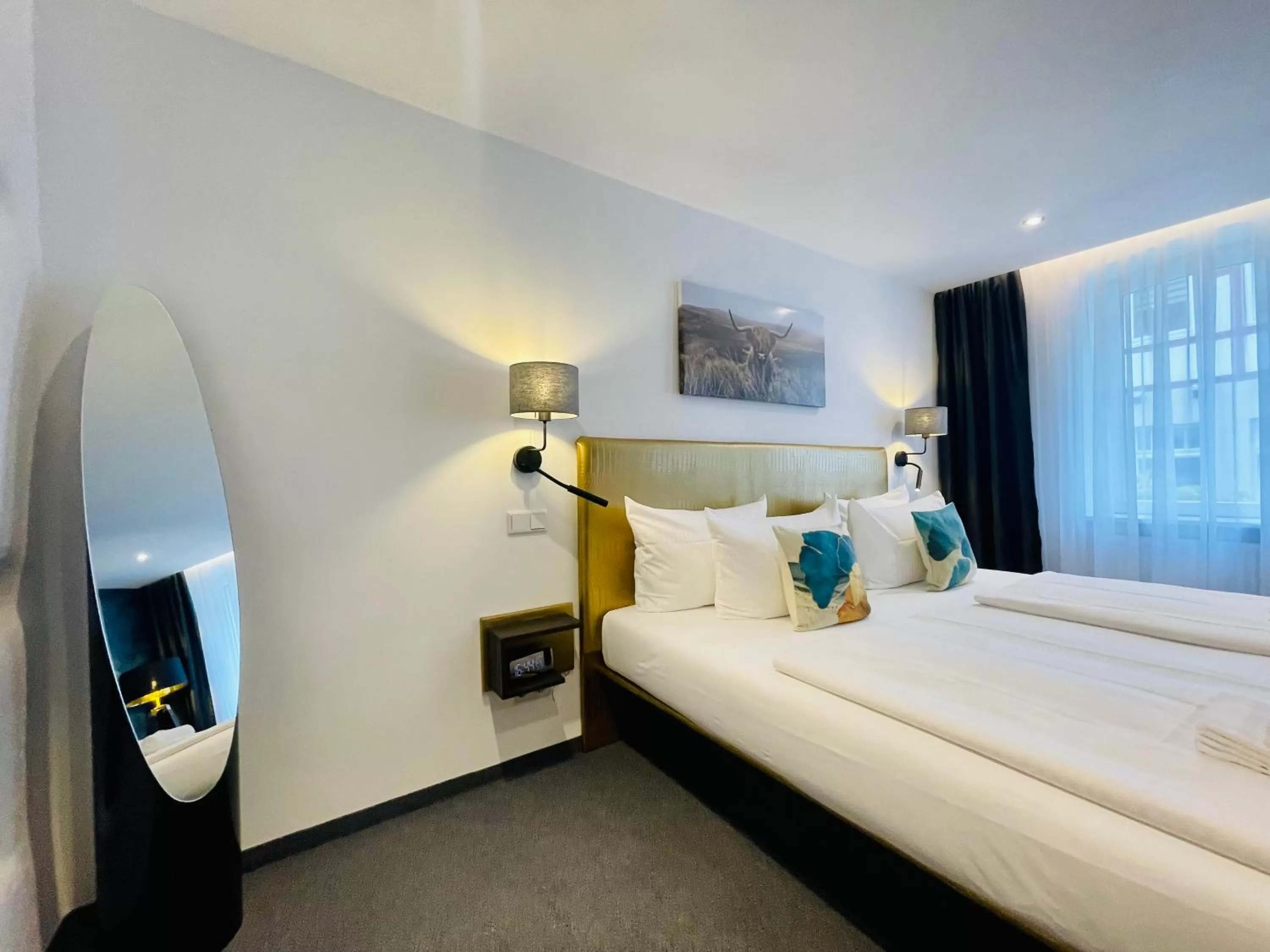 Bedroom, Bed in Hotel am Schloss