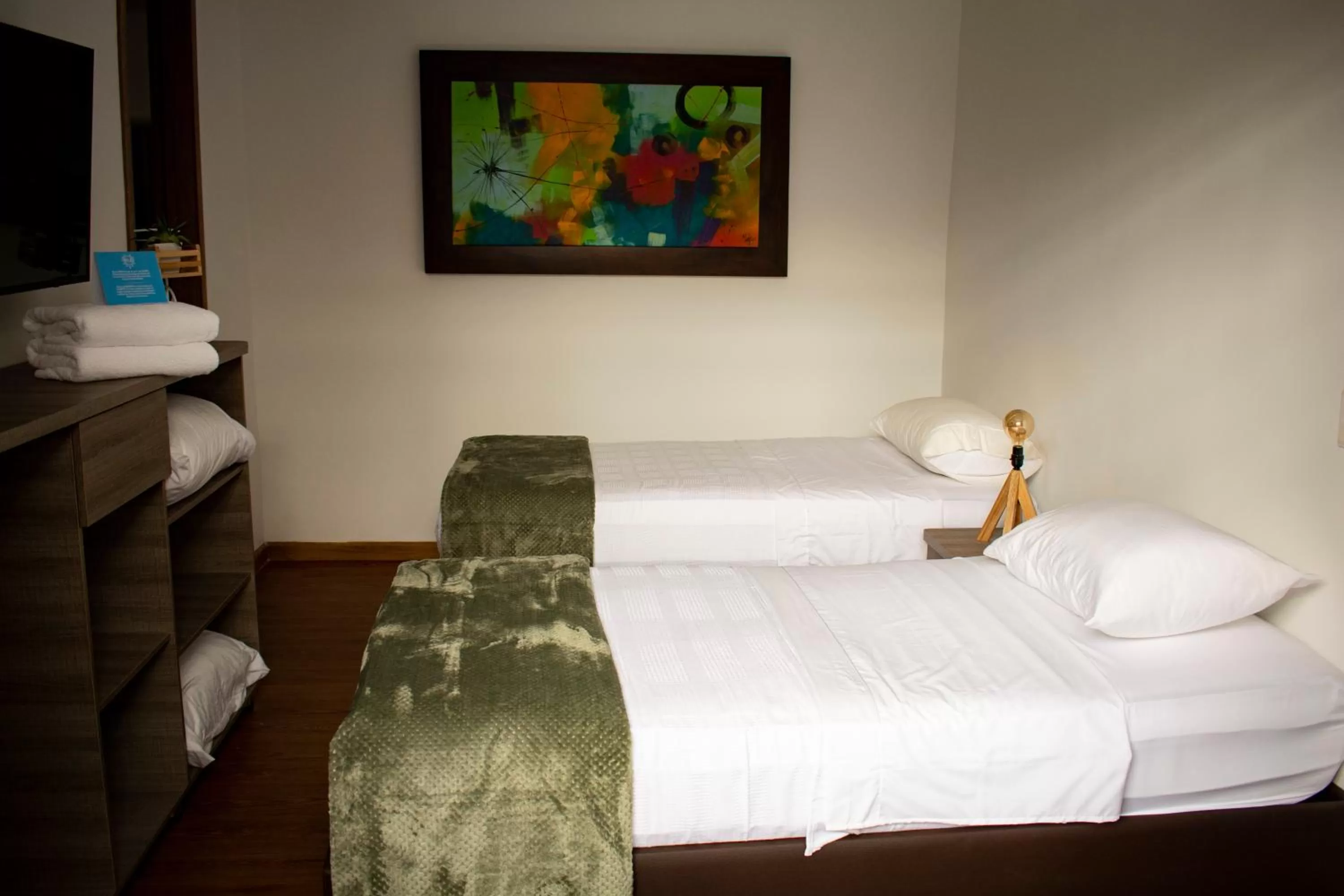 Bed in El Reloj Casa Hotel