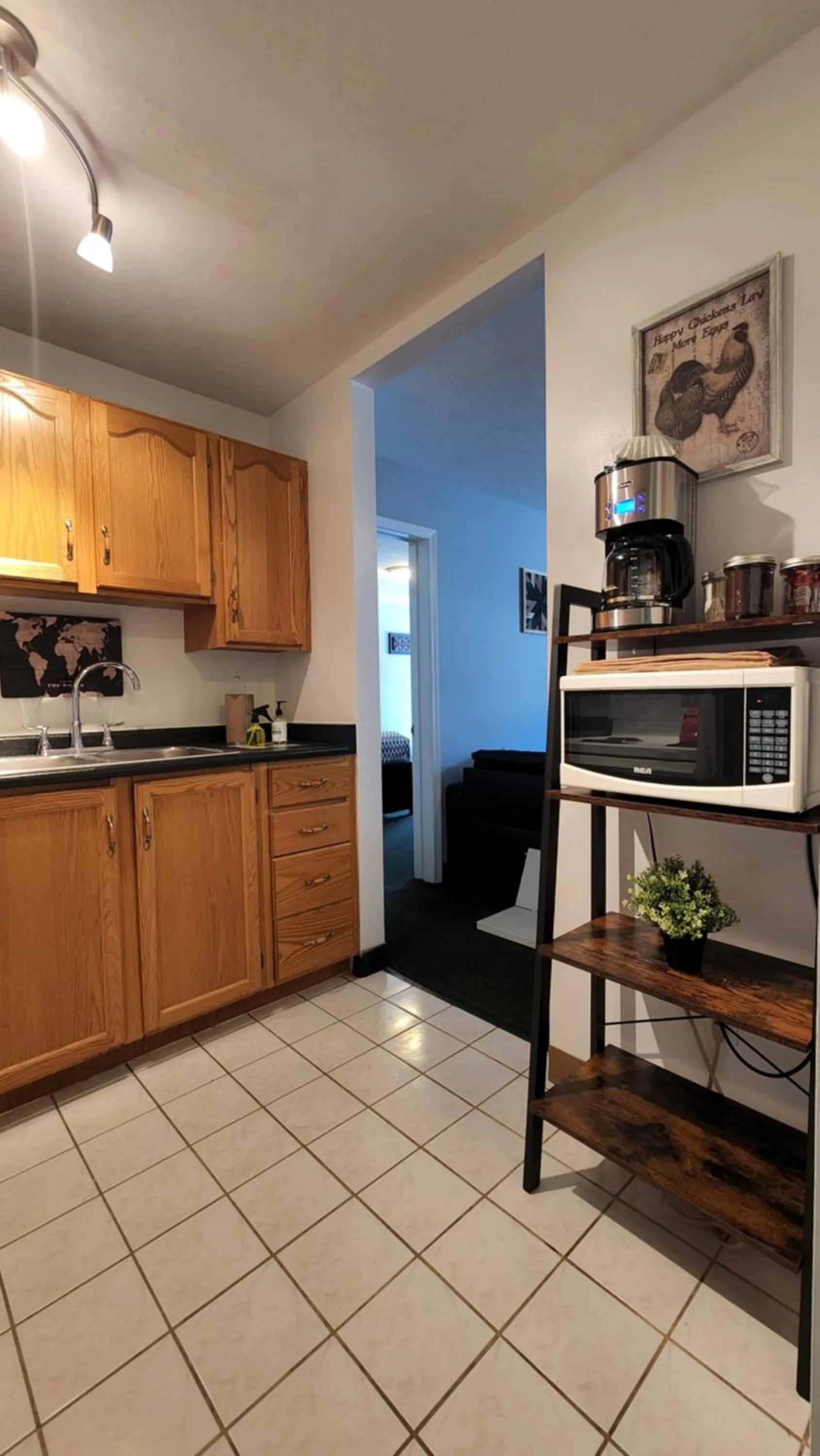Kitchen or kitchenette in Mountain View Inn