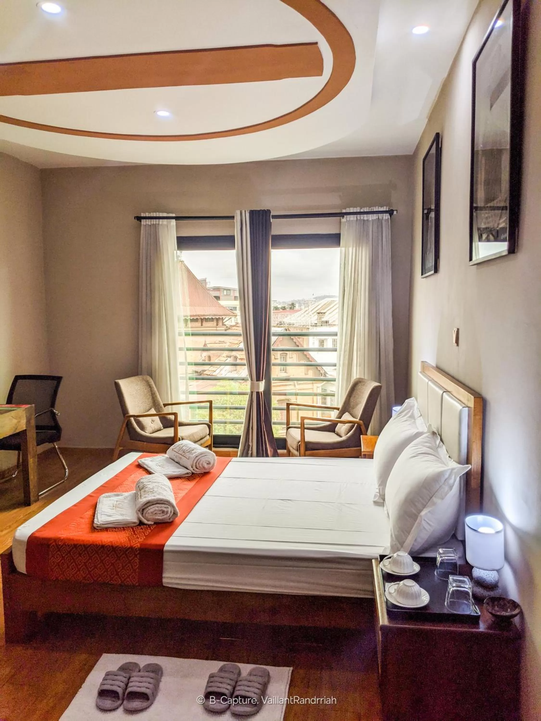 Bed in Valiha Hotel Antananarivo