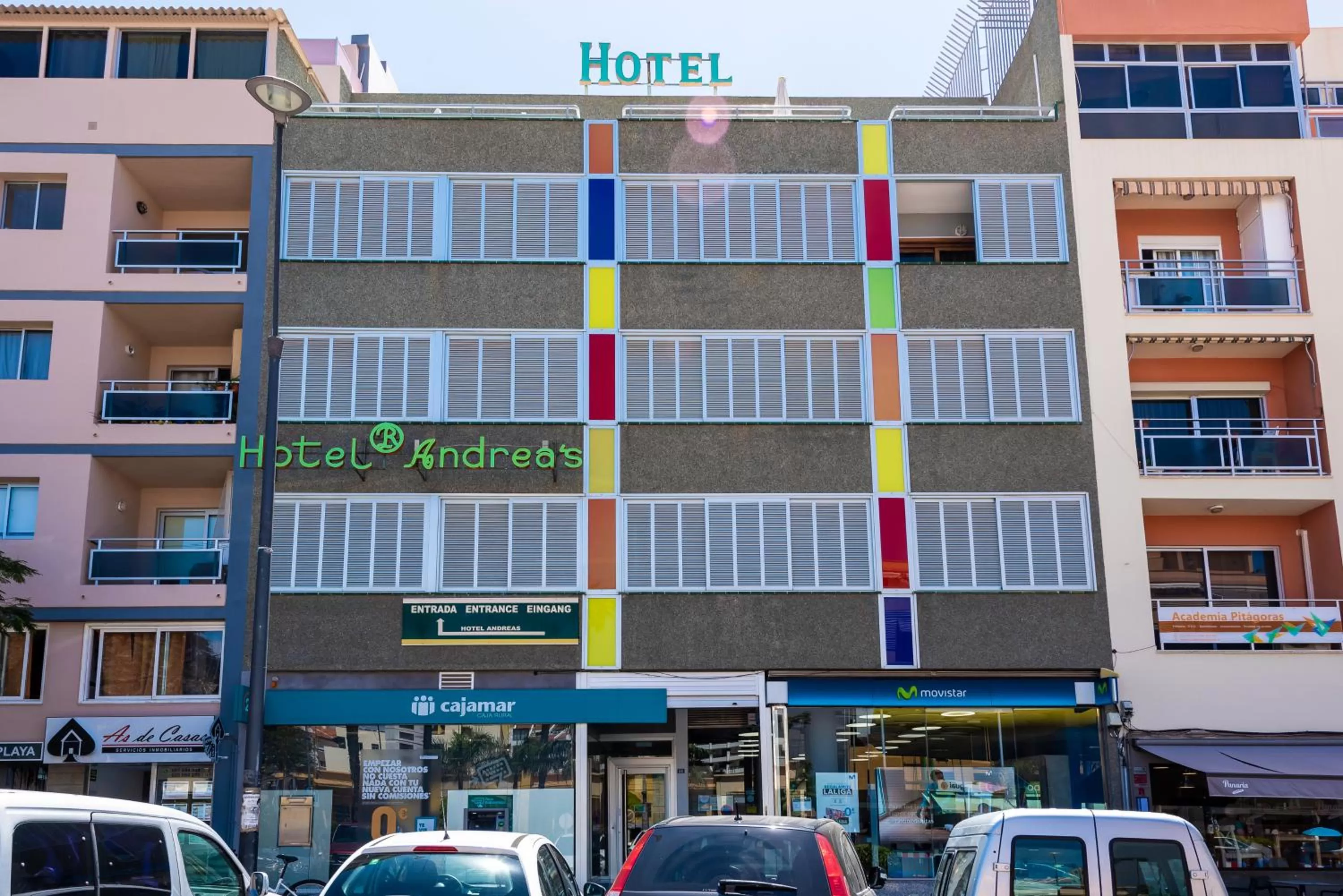 Facade/entrance in Hotel Andrea´s