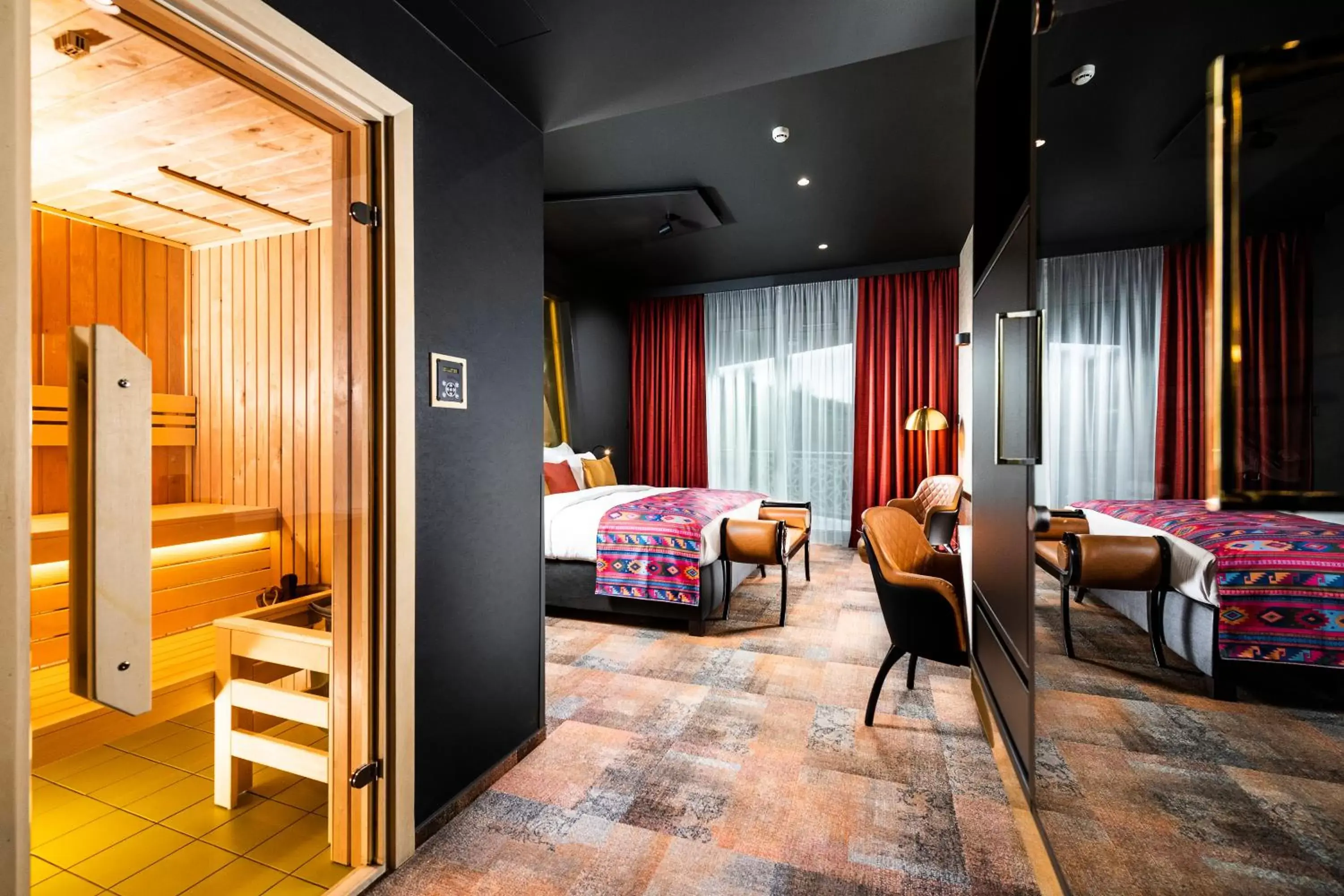 Deluxe rooms with sauna in Minaro Hotel Tokaj MGallery - Adult Only Deluxe rooms with sauna in Minaro Hotel Tokaj MGallery - Adult Only