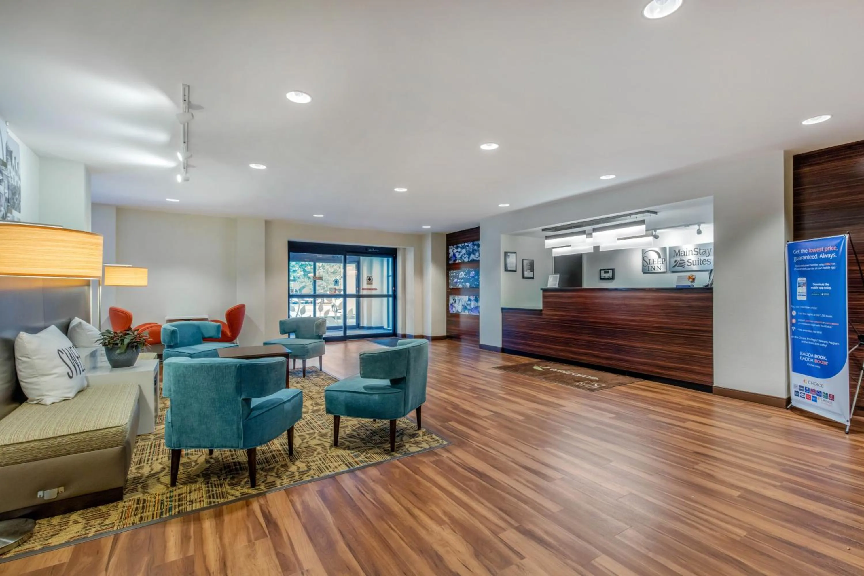 Lobby or reception in MainStay Suites St Louis Airport