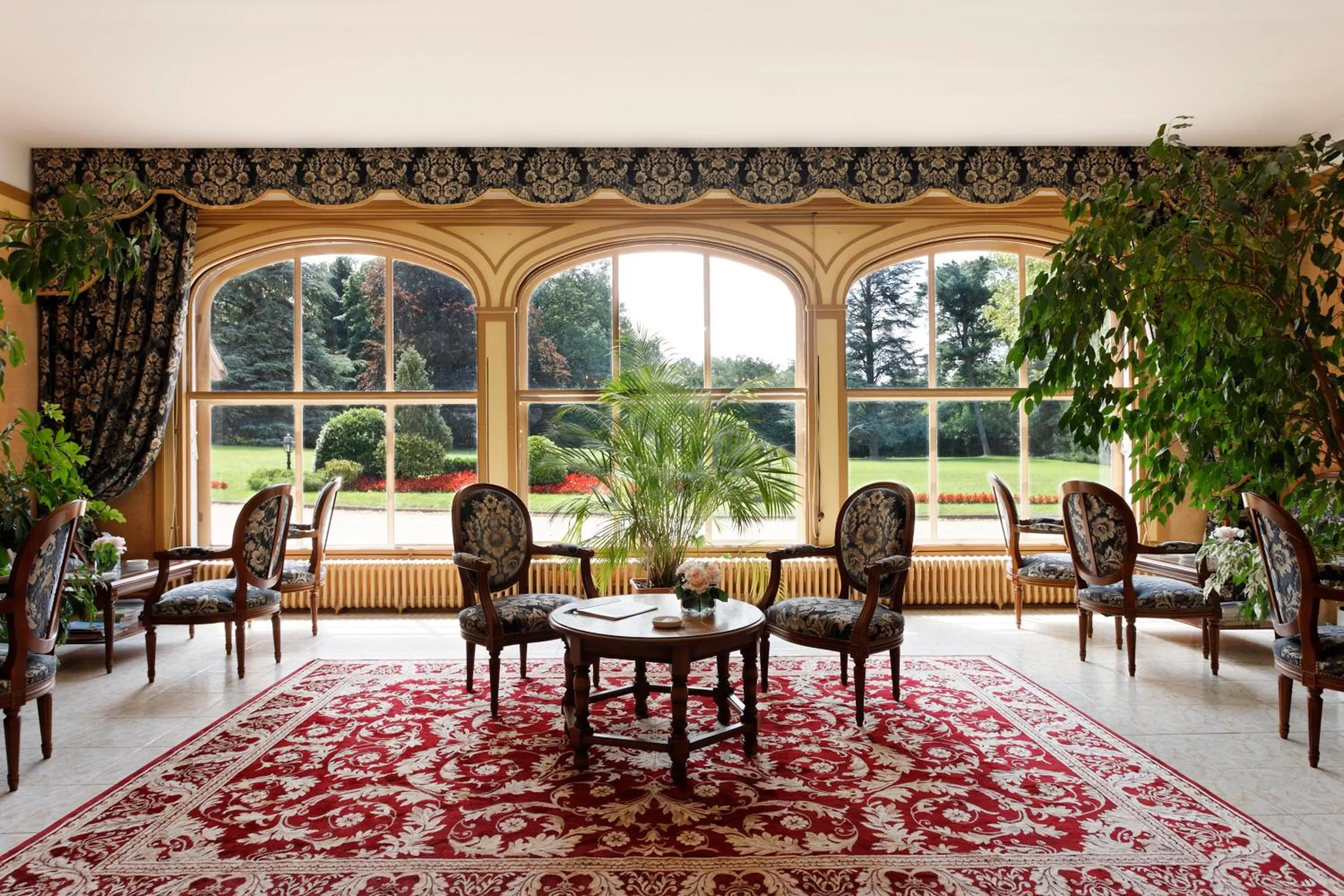Living room in Château Des Bondons EI